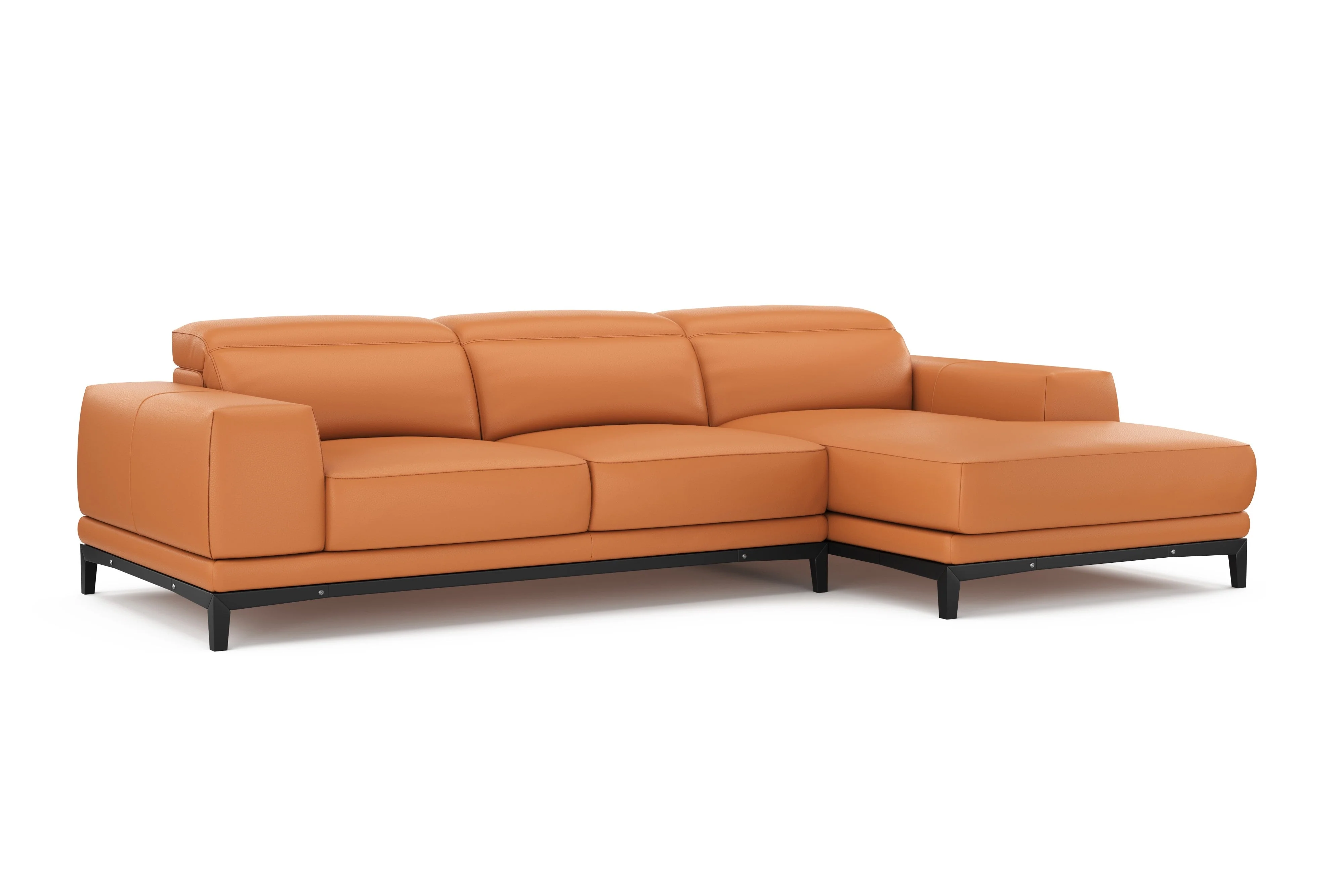 Valletta Leather Sectional Lounge - Image 34