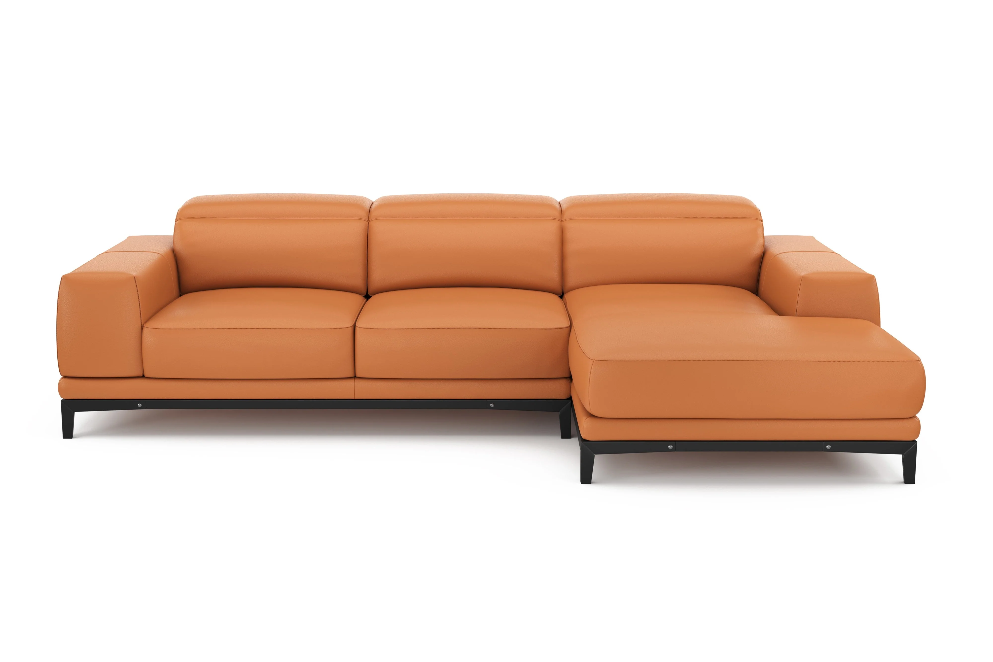 Valletta Leather Sectional Lounge - Image 42