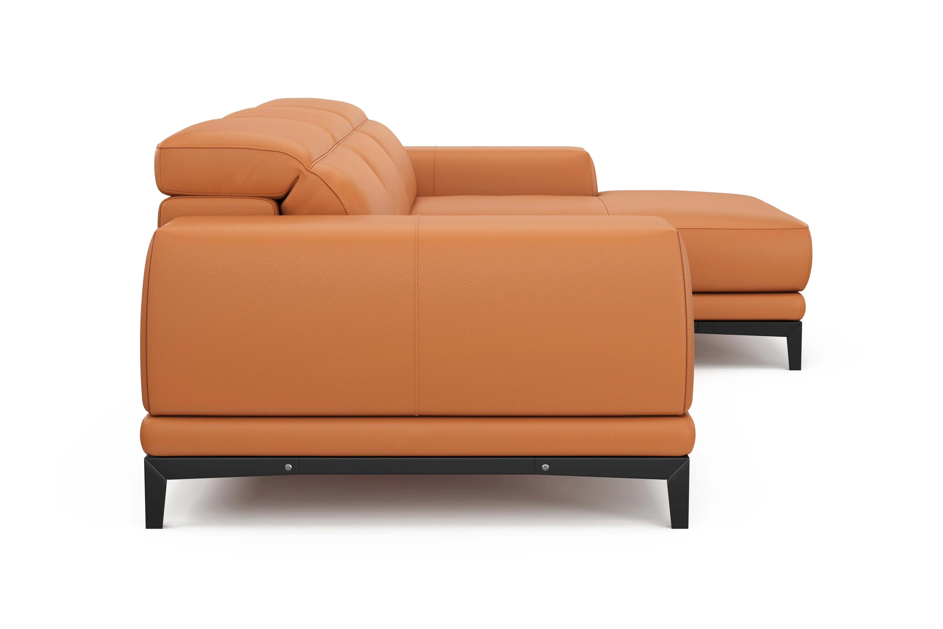 Valletta Leather Sectional Lounge - Image 43