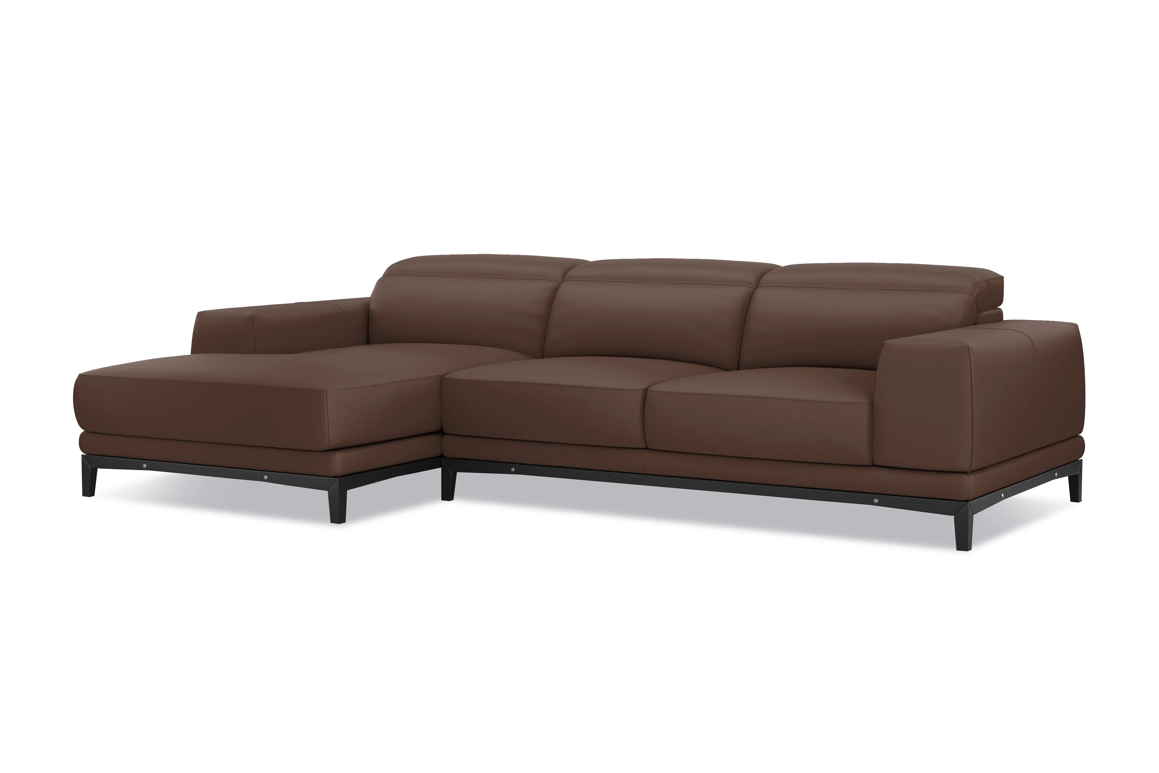 Valletta Leather Sectional Lounge - Image 45