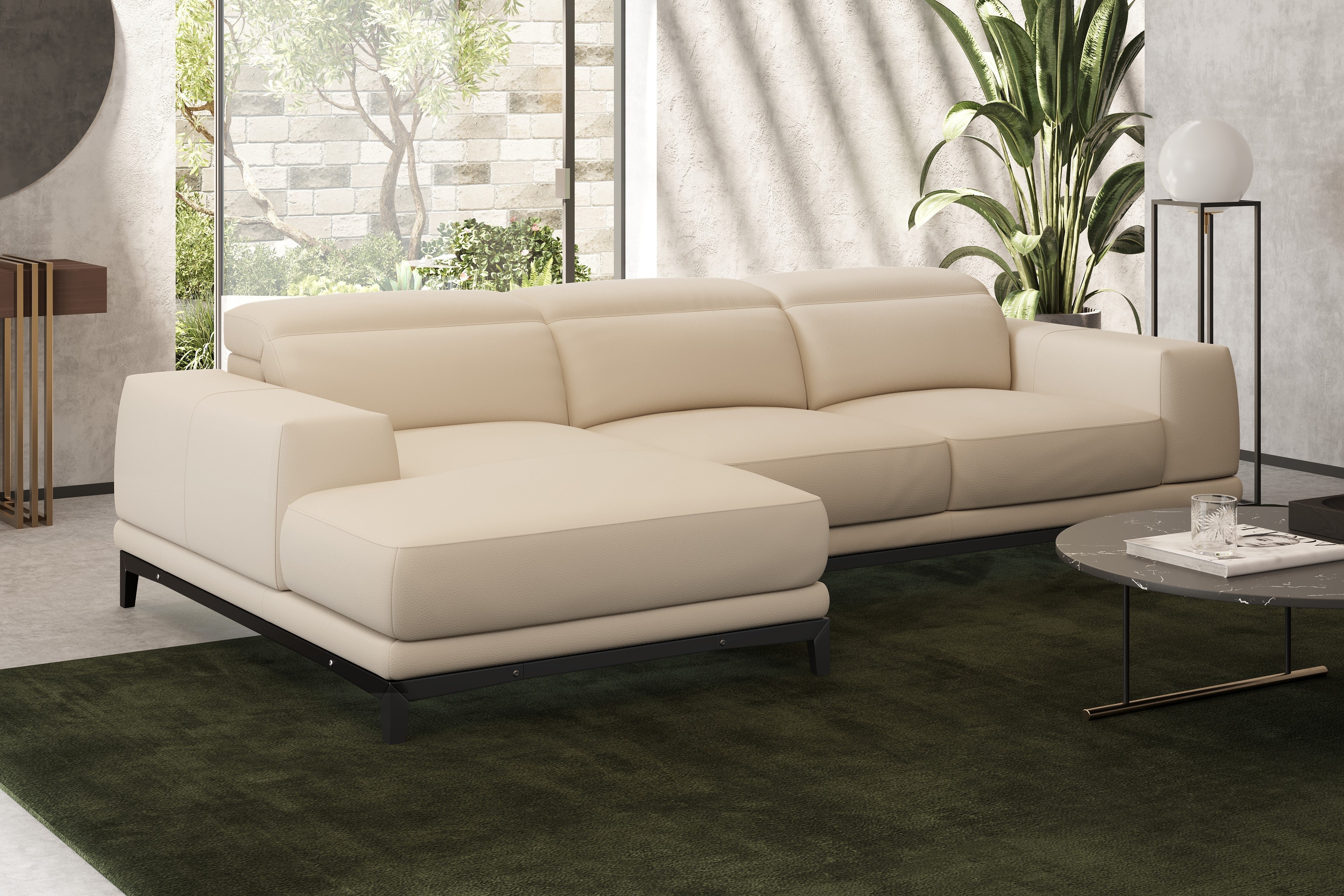 Valletta Leather Sectional Lounge - Image 5