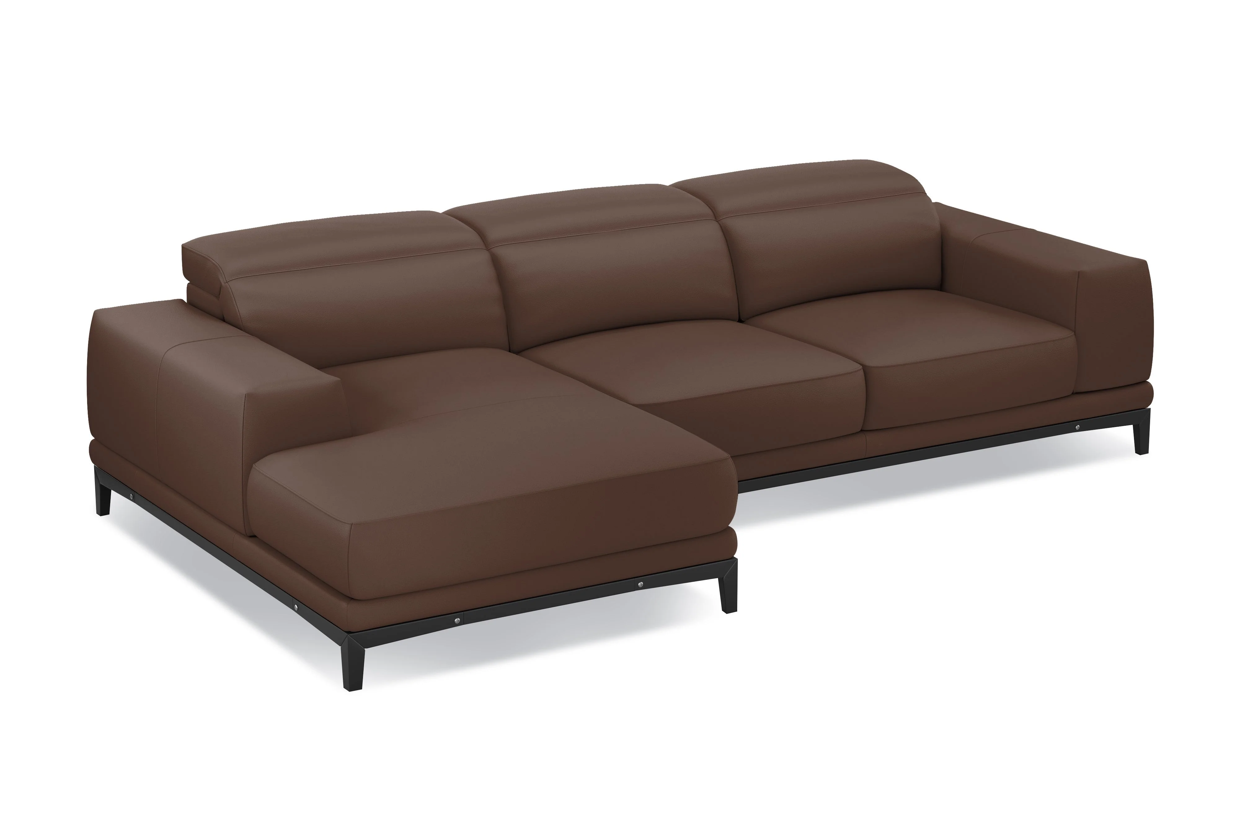 Valletta Leather Sectional Lounge - Image 53