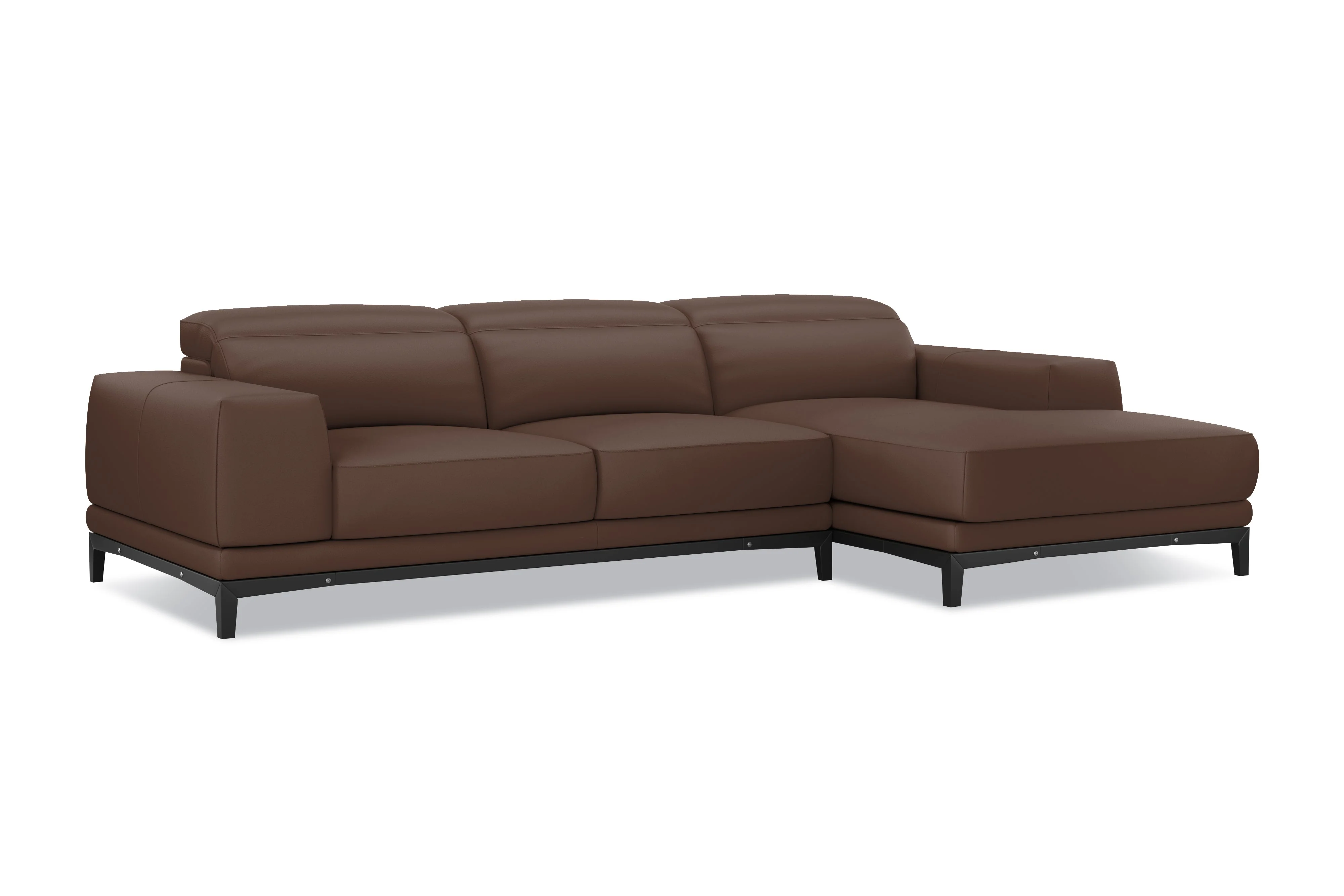 Valletta Leather Sectional Lounge - Image 56