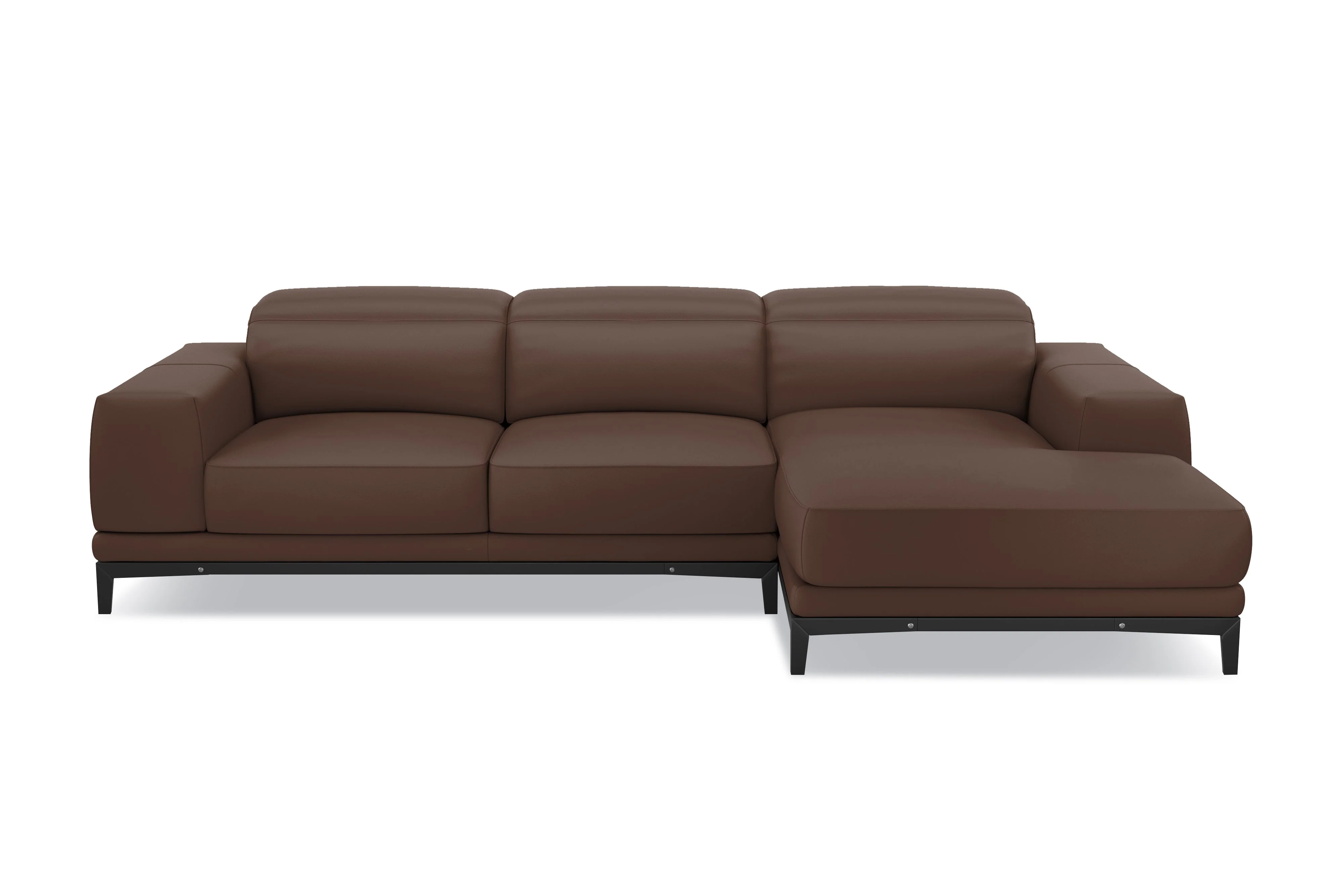 Valletta Leather Sectional Lounge - Image 62