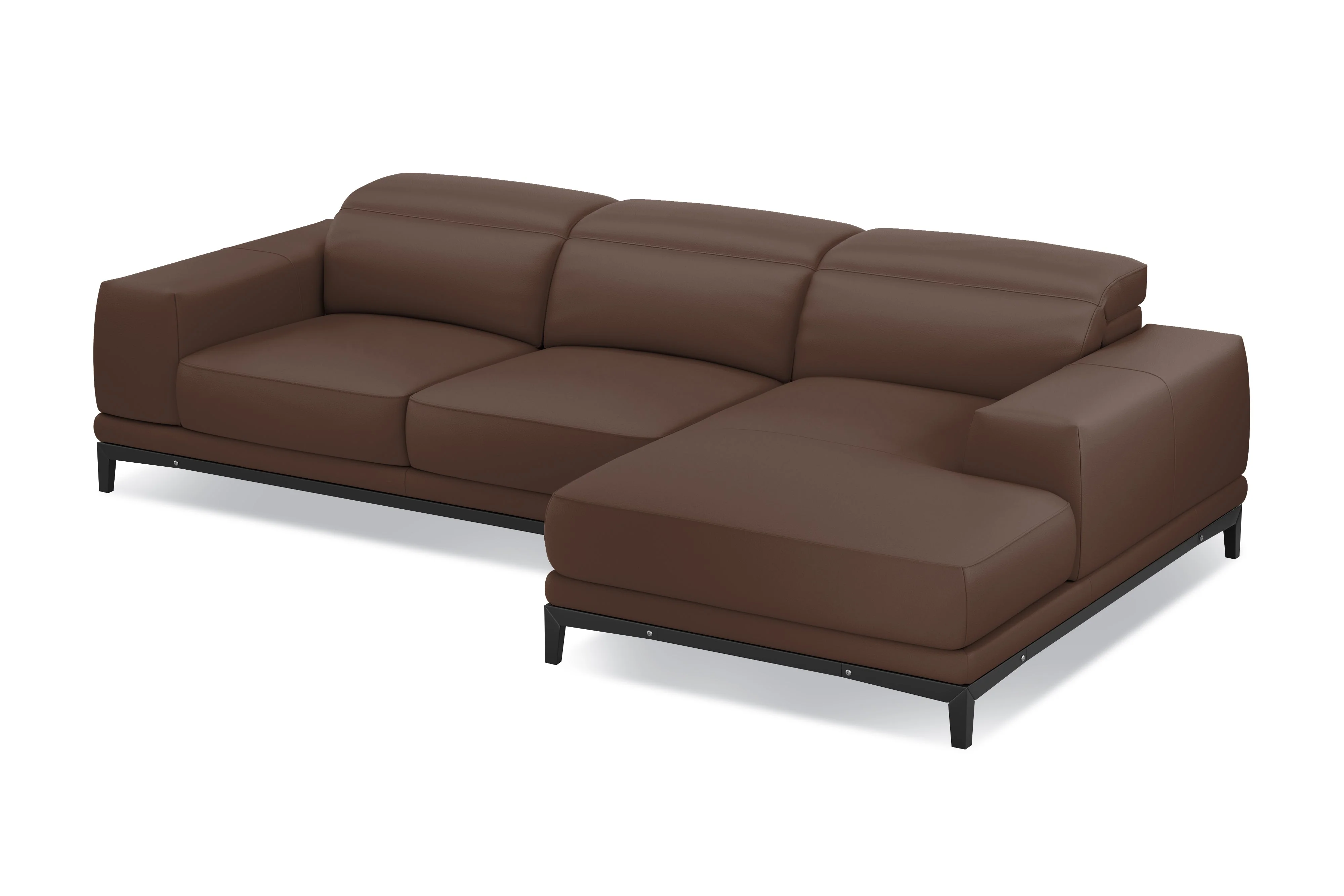 Valletta Leather Sectional Lounge - Image 63