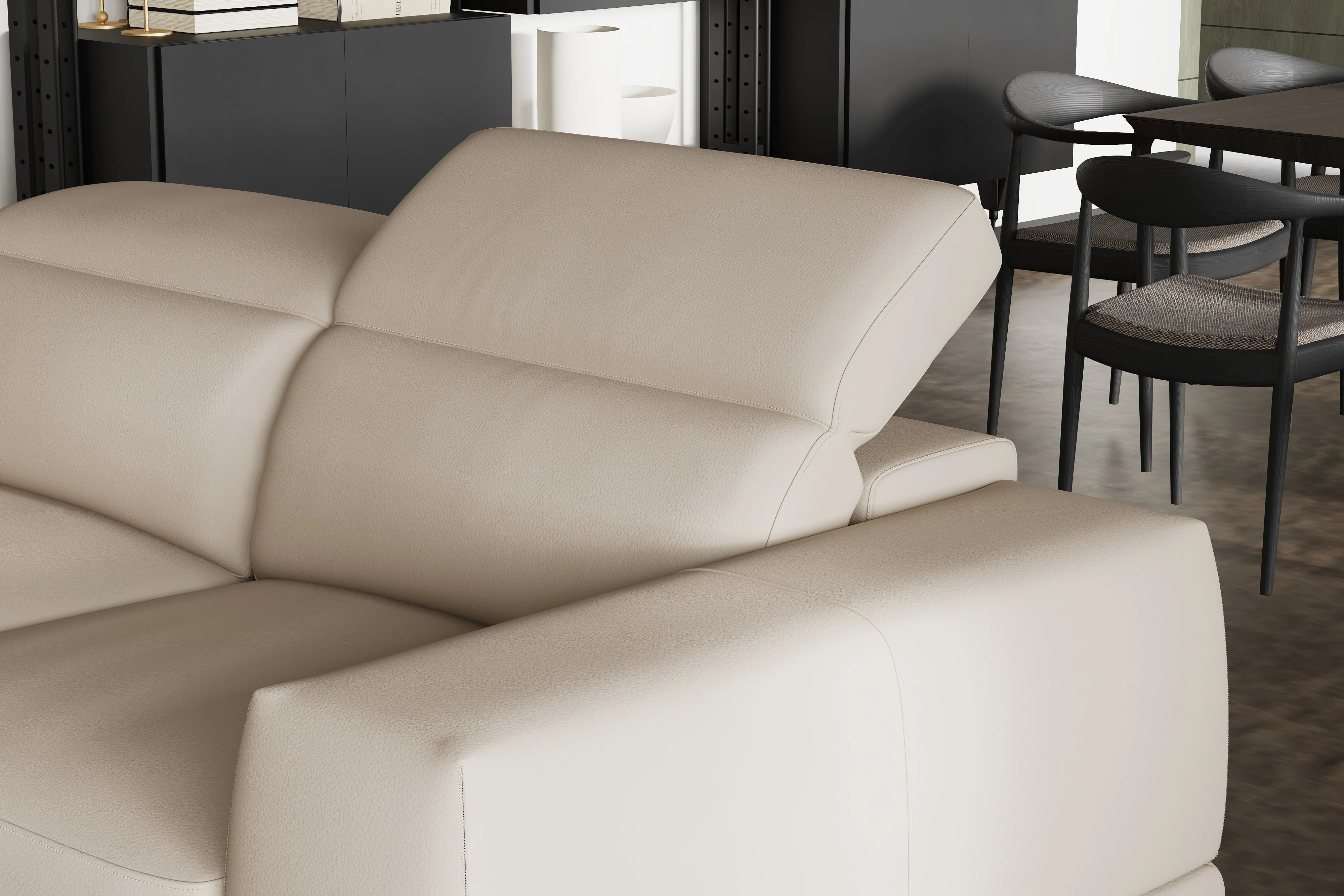 Valletta Leather Sectional Lounge - Image 7
