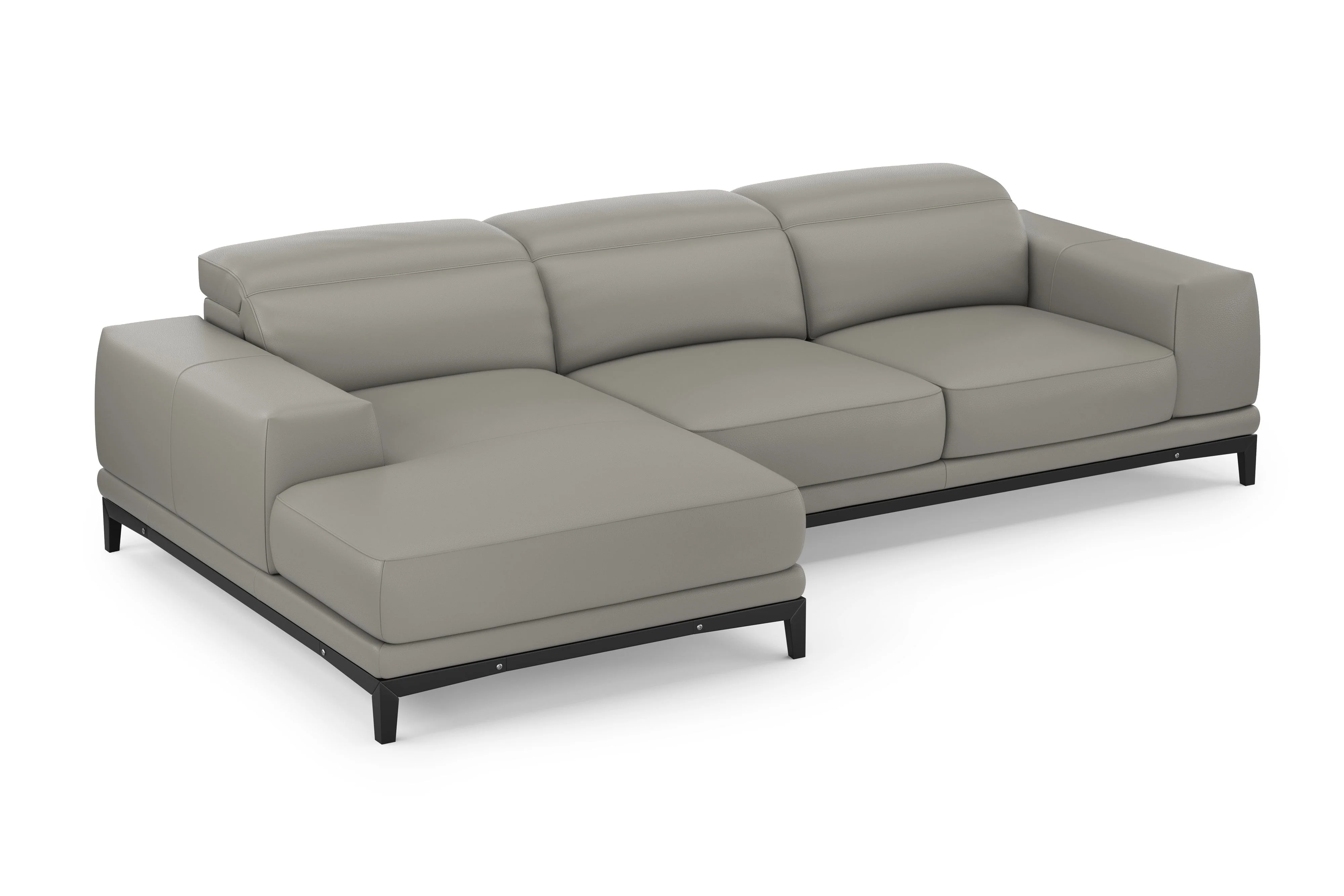 Valletta Leather Sectional Lounge - Image 73