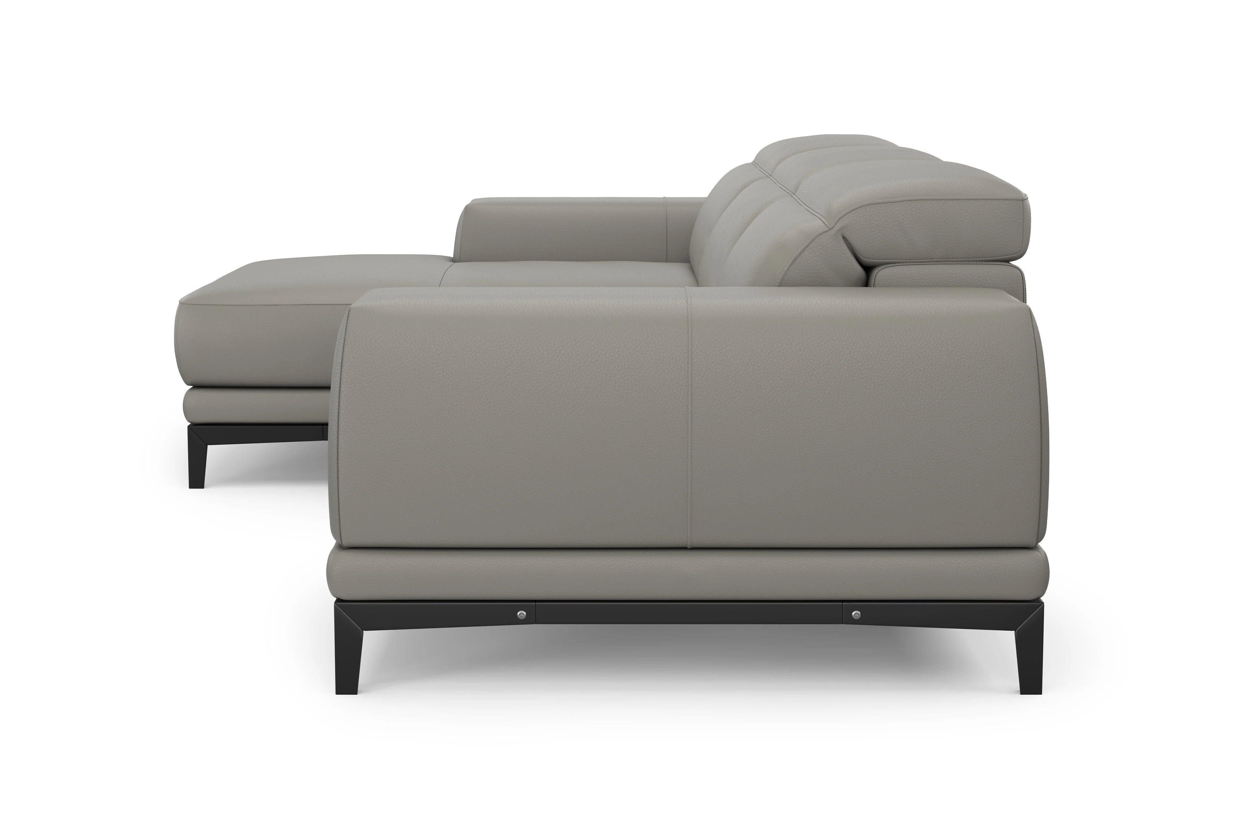 Valletta Leather Sectional Lounge - Image 75