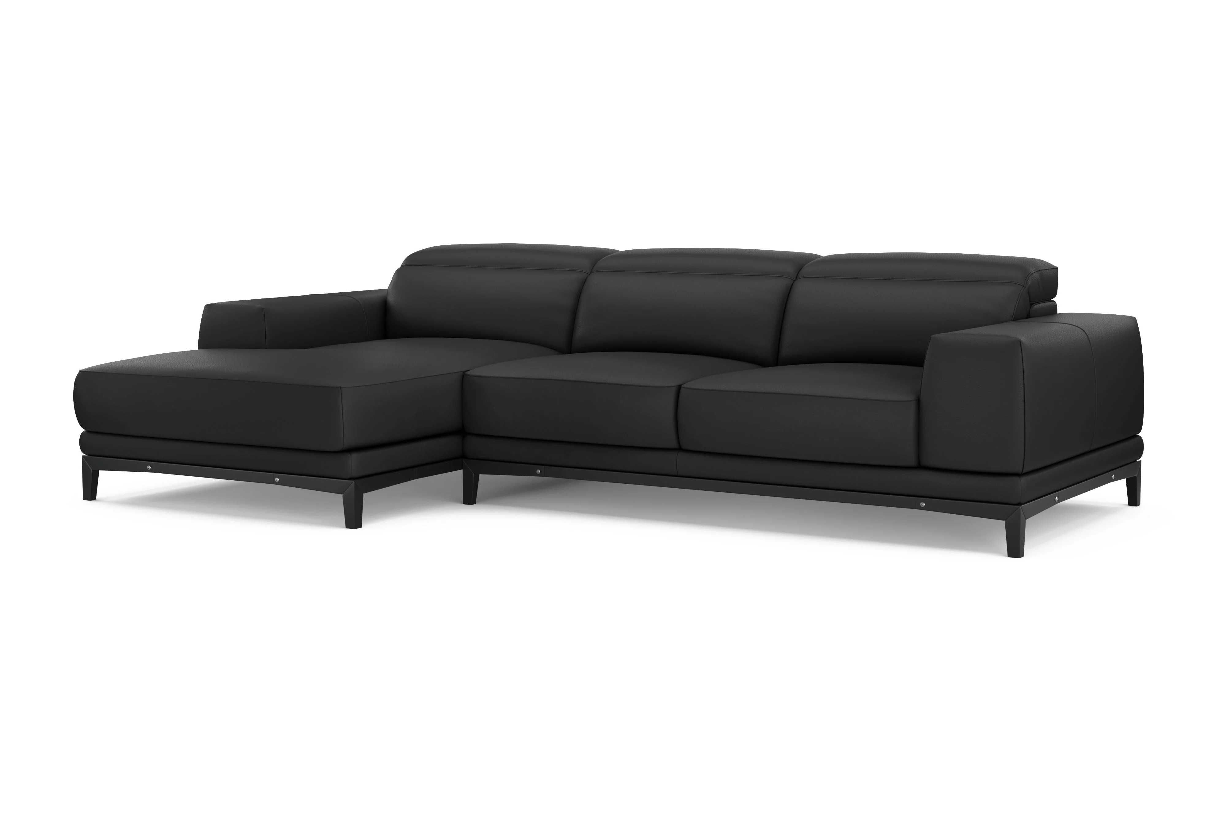 Valletta Leather Sectional Lounge - Image 88