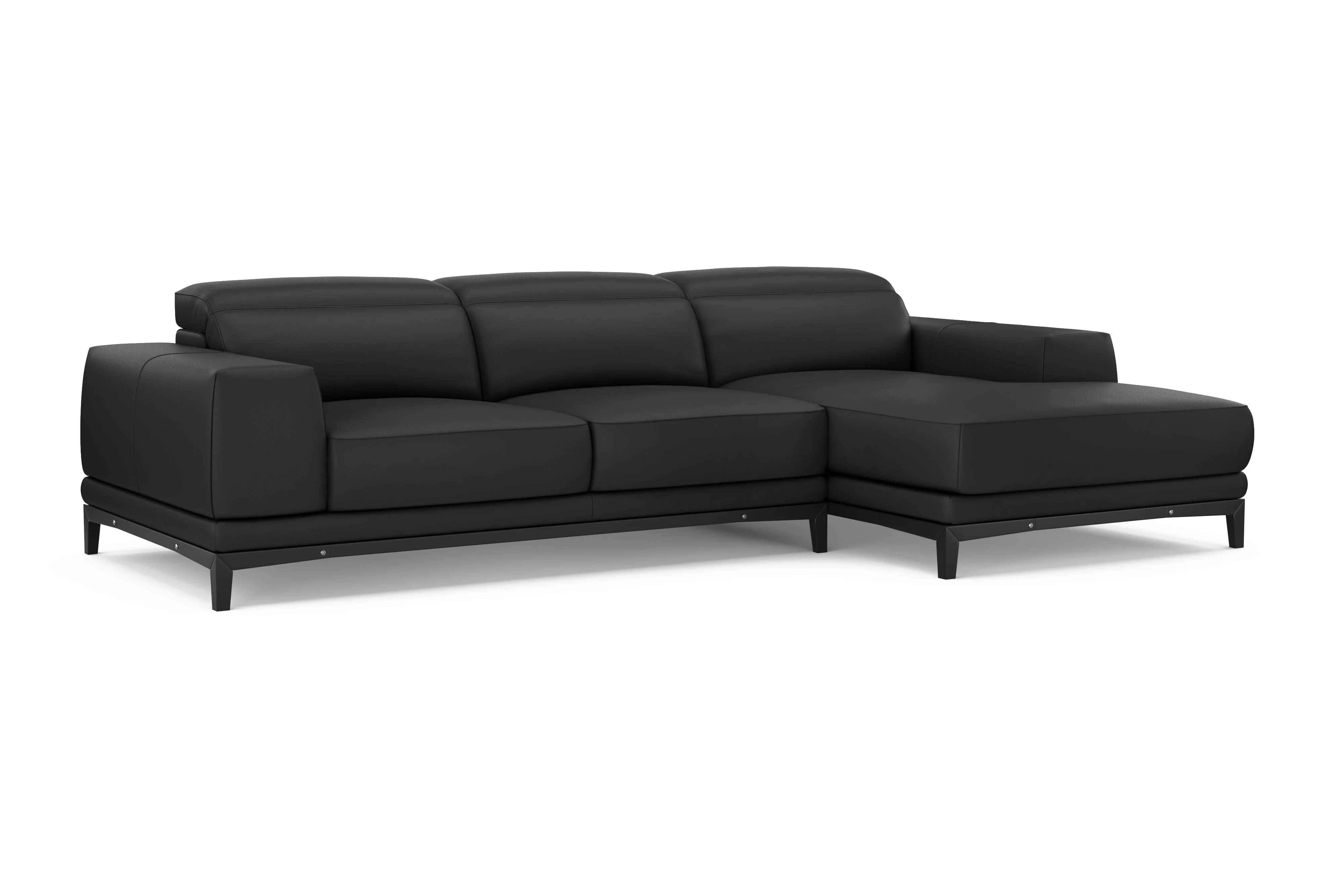 Valletta Leather Sectional Lounge - Image 97