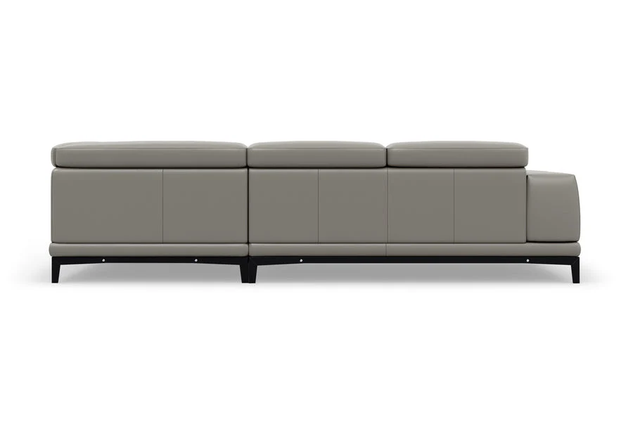 Valletta Leather Corner Sectional Lounge - Image 85