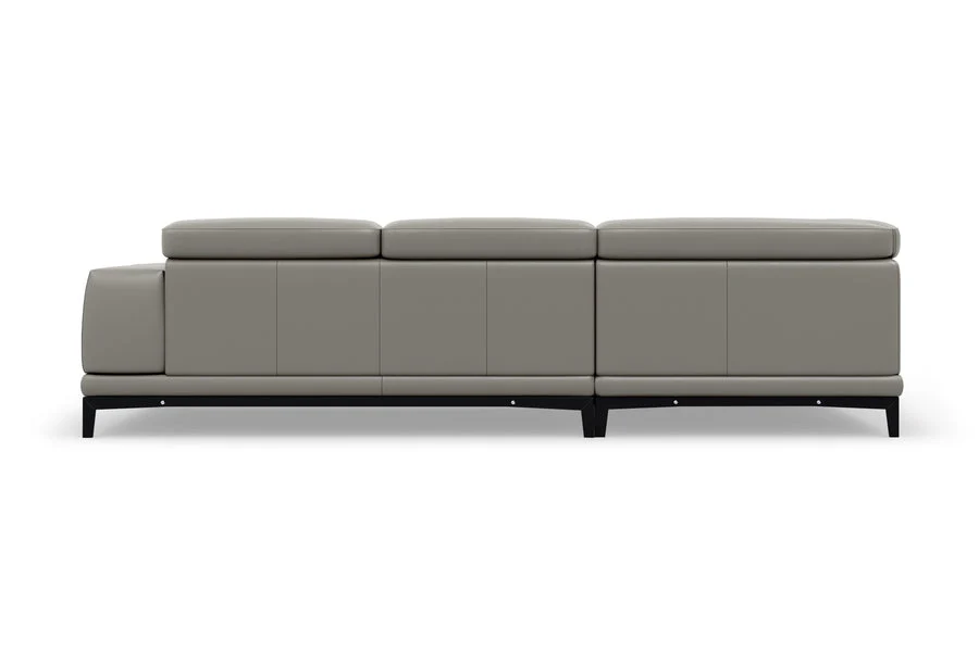 Valletta Leather Corner Sectional Lounge - Image 97