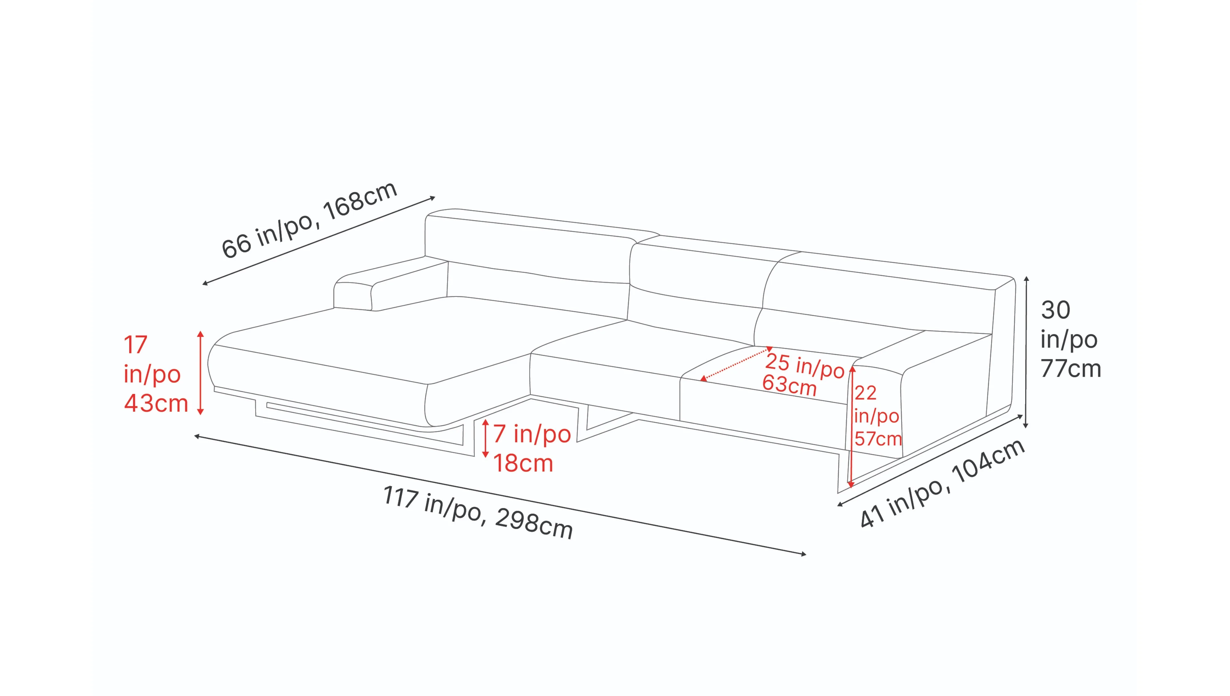 Varna Leather Sectional Lounge - Image 13
