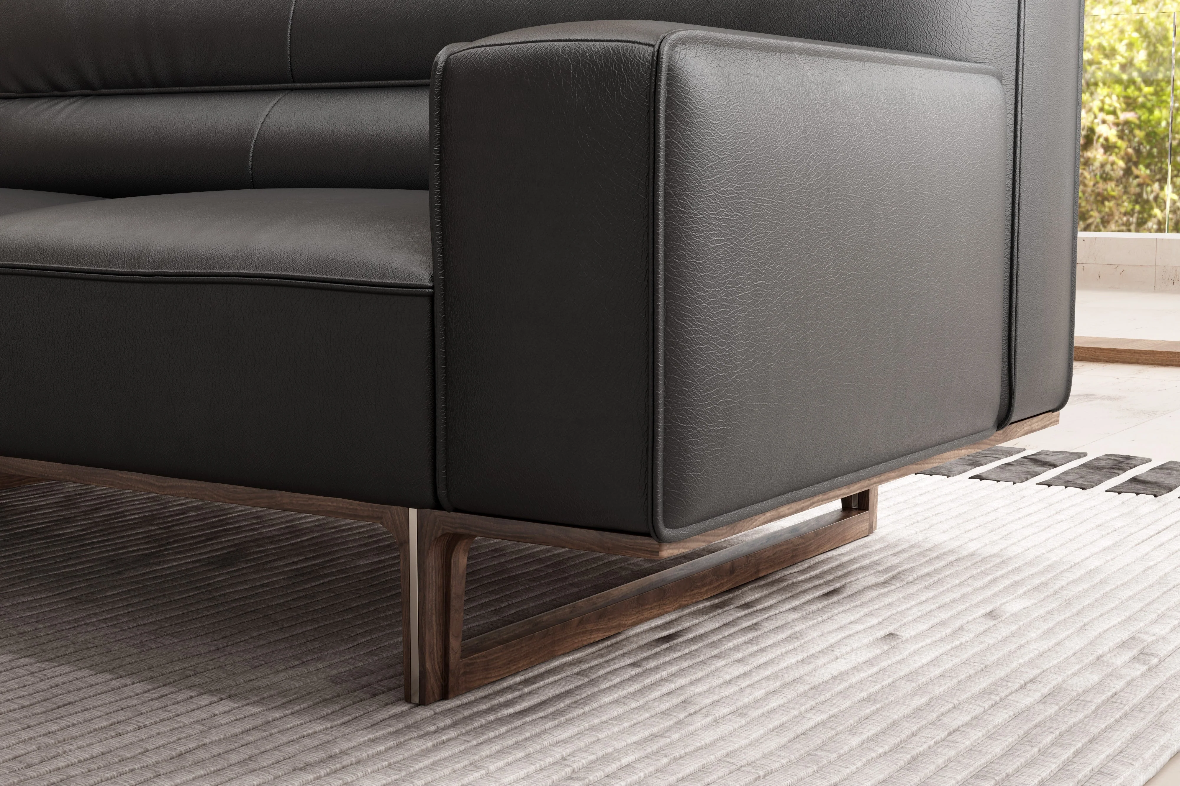 Varna Leather Sectional Lounge - Image 17