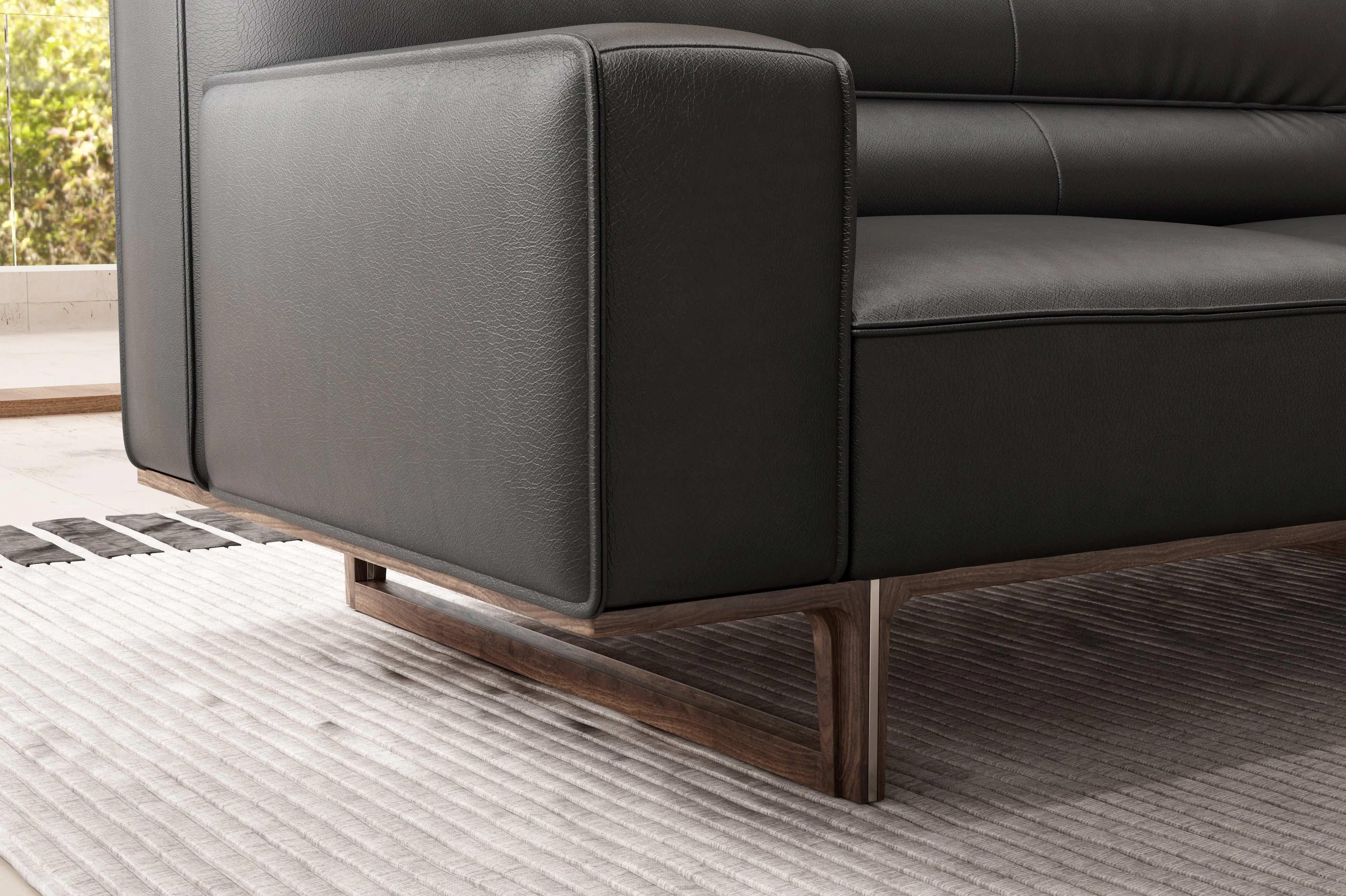 Varna Leather Sectional Lounge - Image 7