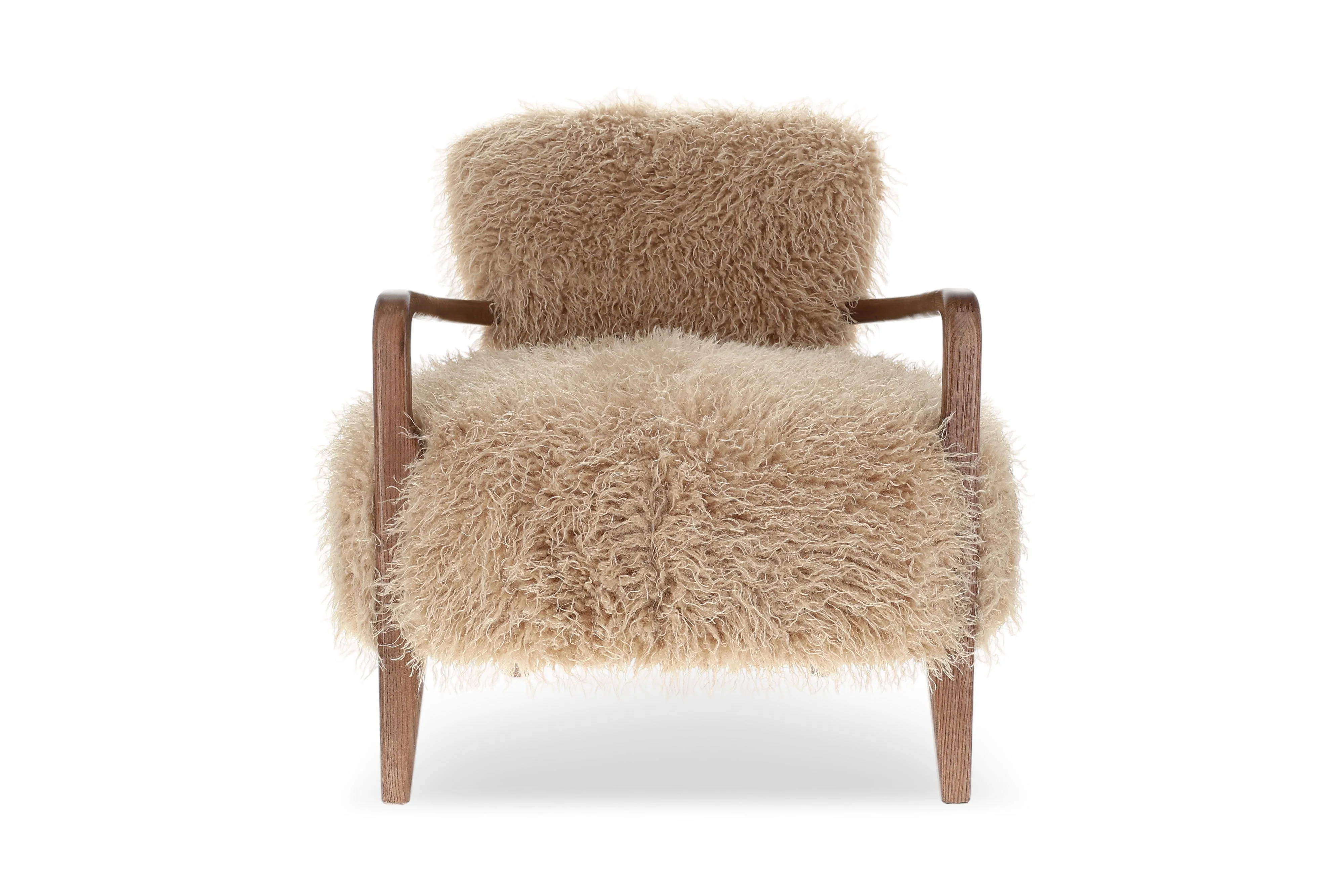Willow Faux Sheepskin Accent Chair - Image 5