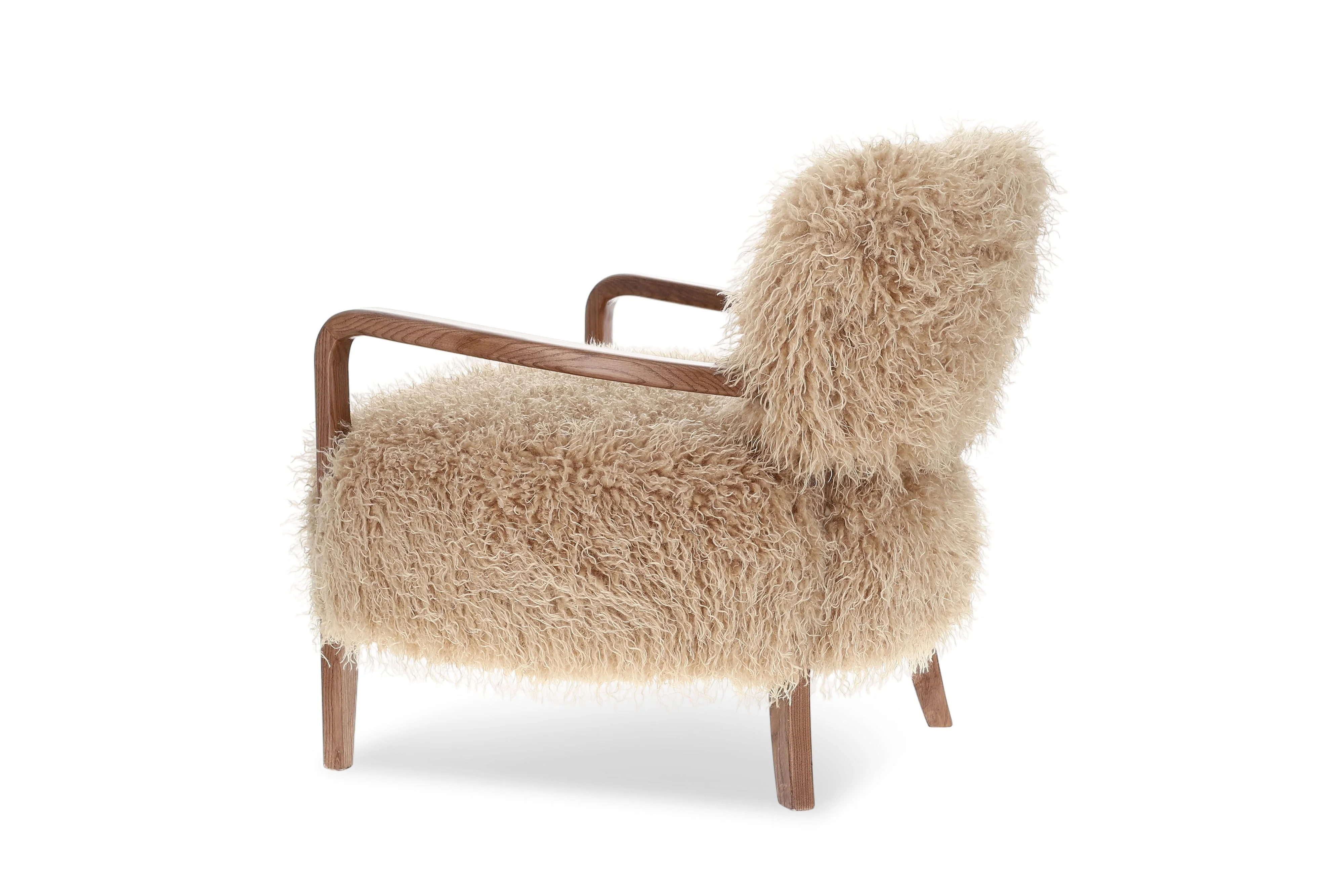 Willow Faux Sheepskin Accent Chair - Image 6