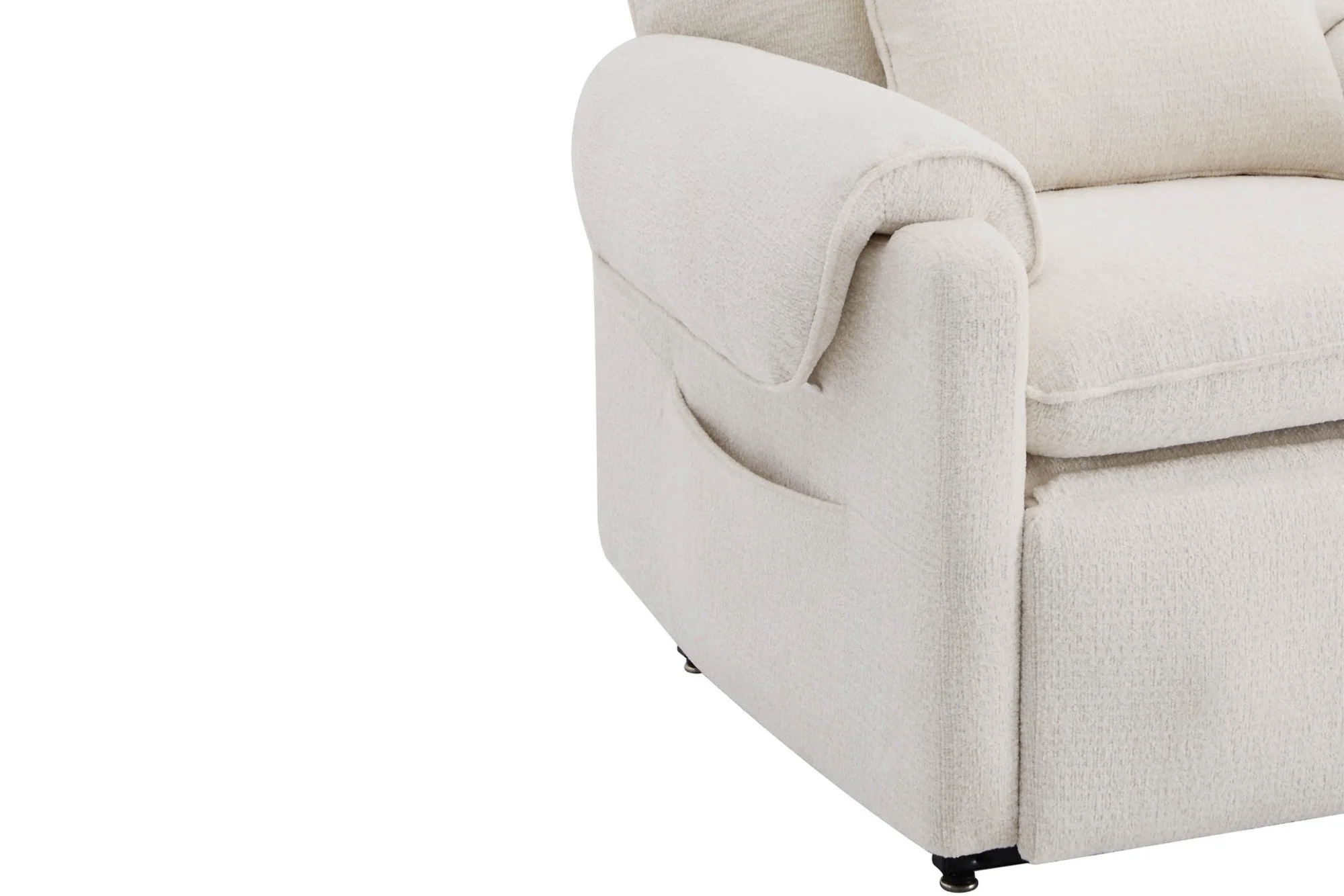 Xander Fabric Power Lift Recliner Chair with Heat & Massage - Image 16