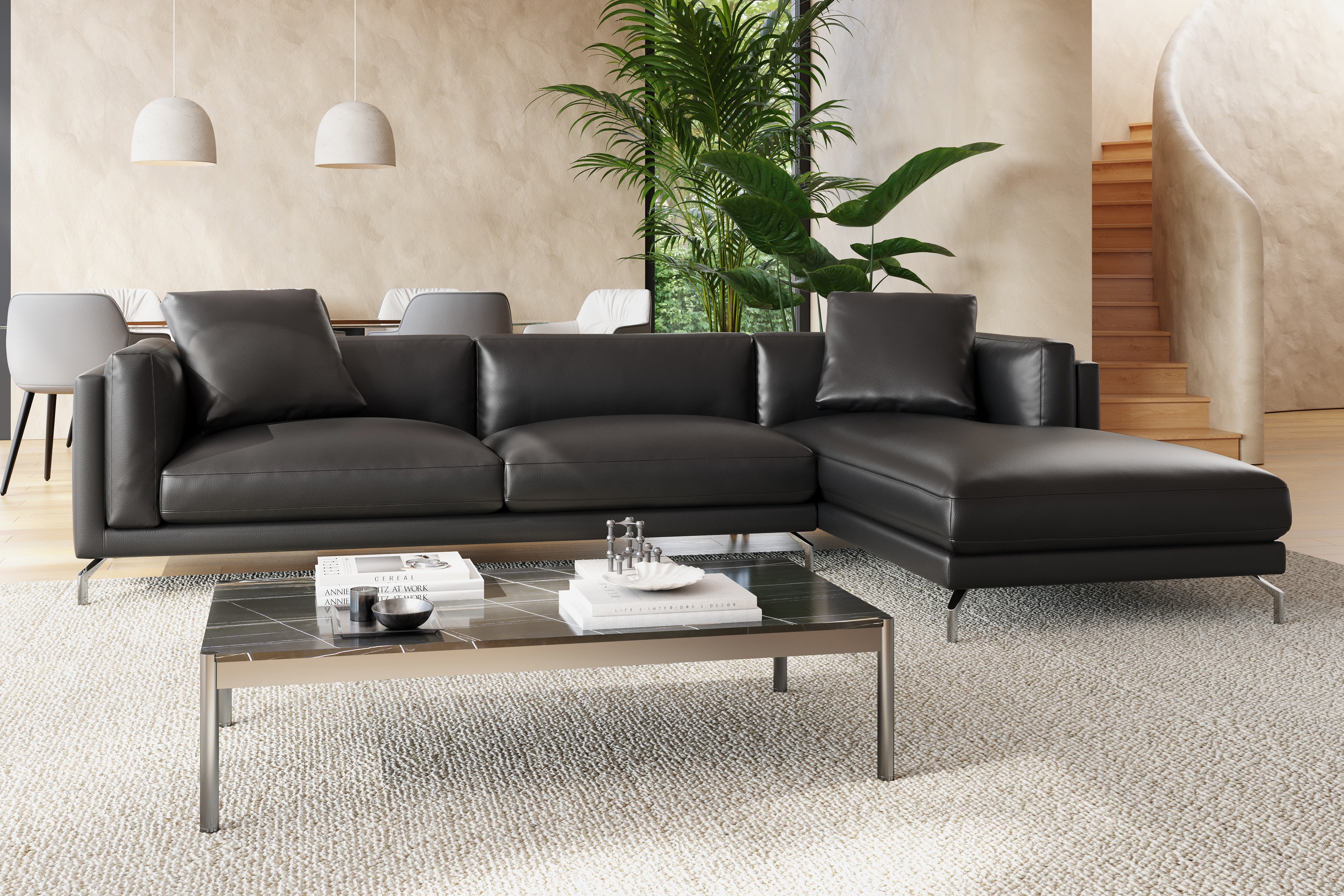 Zadar Leather Sectional Lounge - Image 11