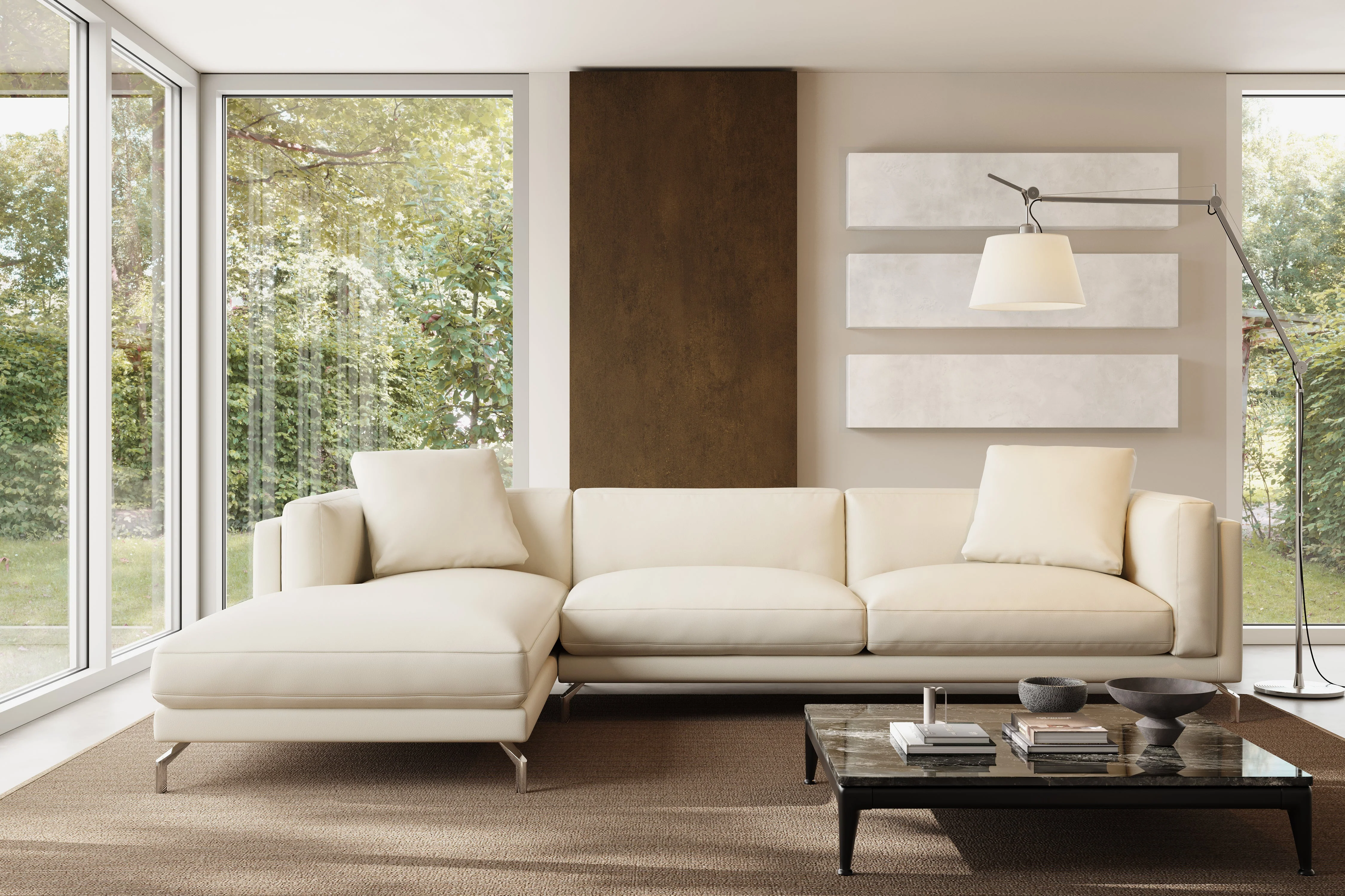 Zadar Leather Sectional Lounge - Image 21