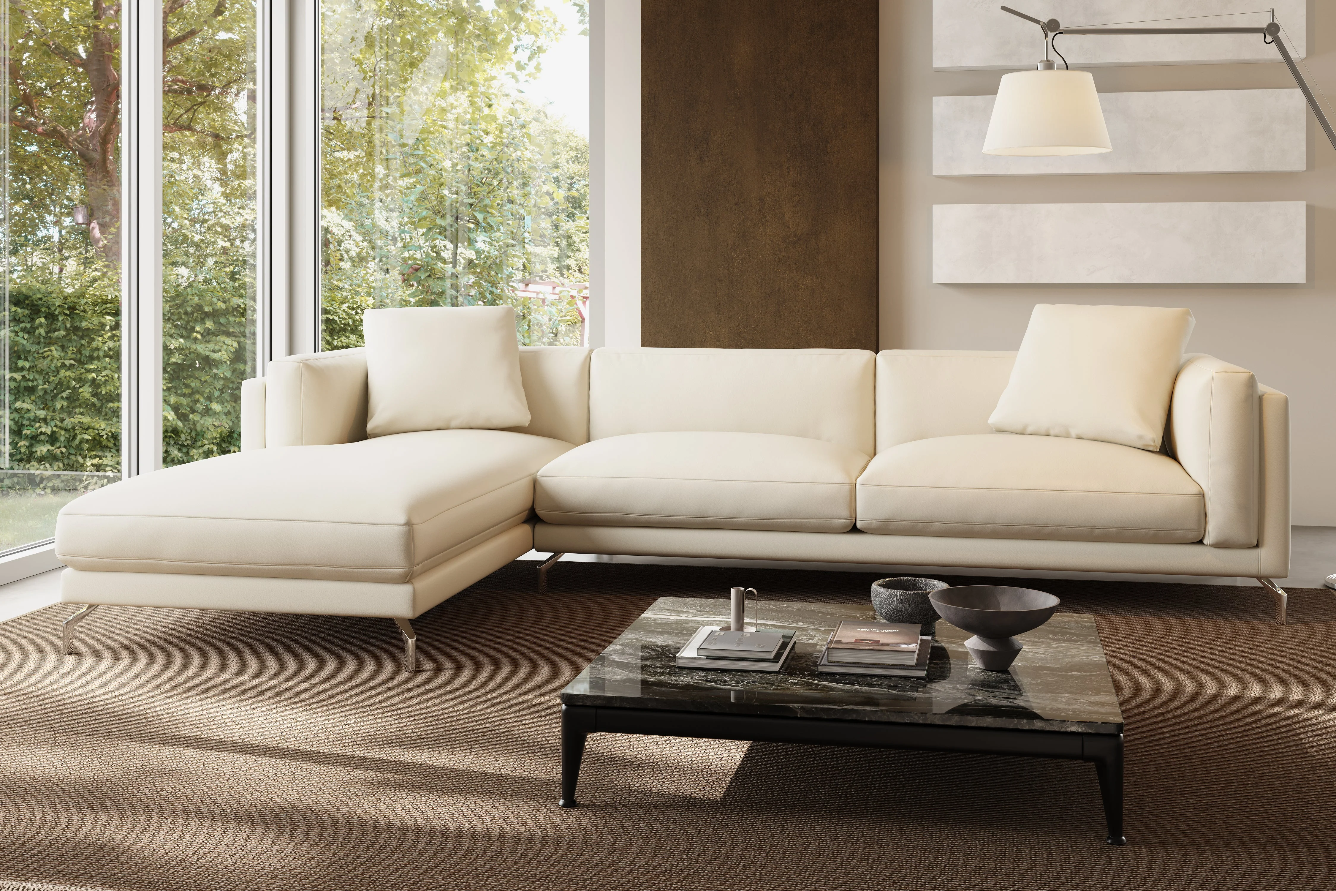 Zadar Leather Sectional Lounge - Image 23