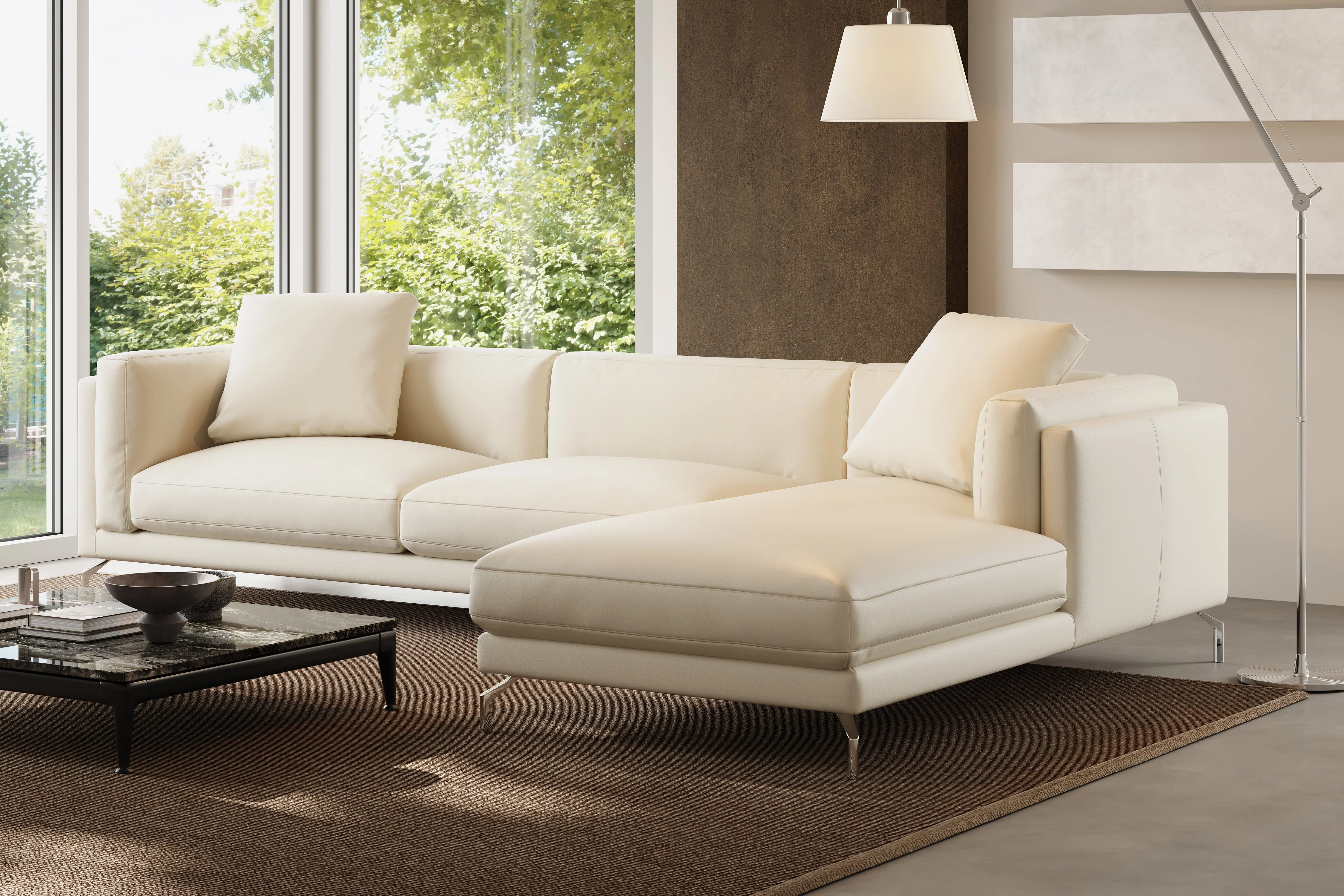 Zadar Leather Sectional Lounge - Image 33