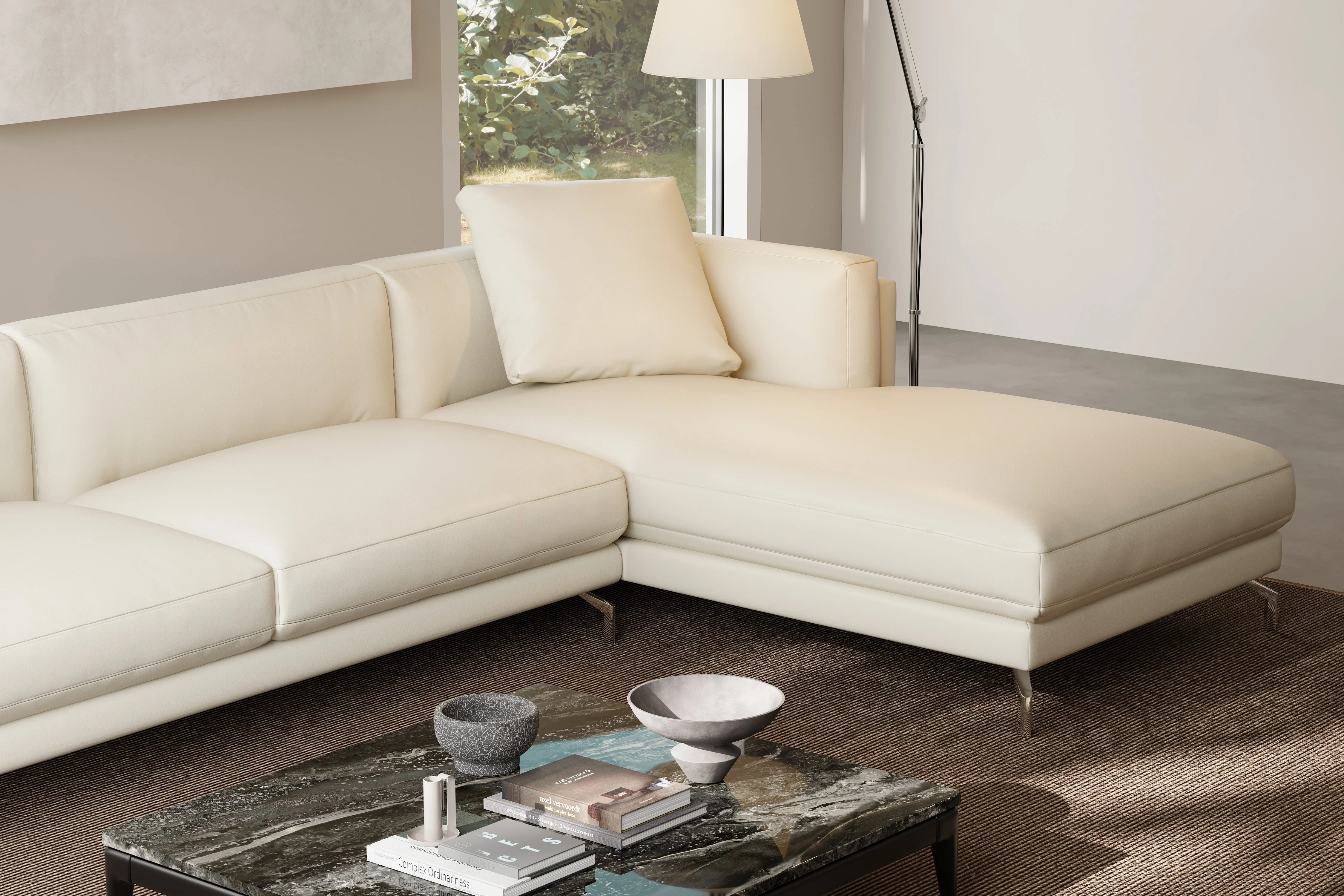 Zadar Leather Sectional Lounge - Image 37