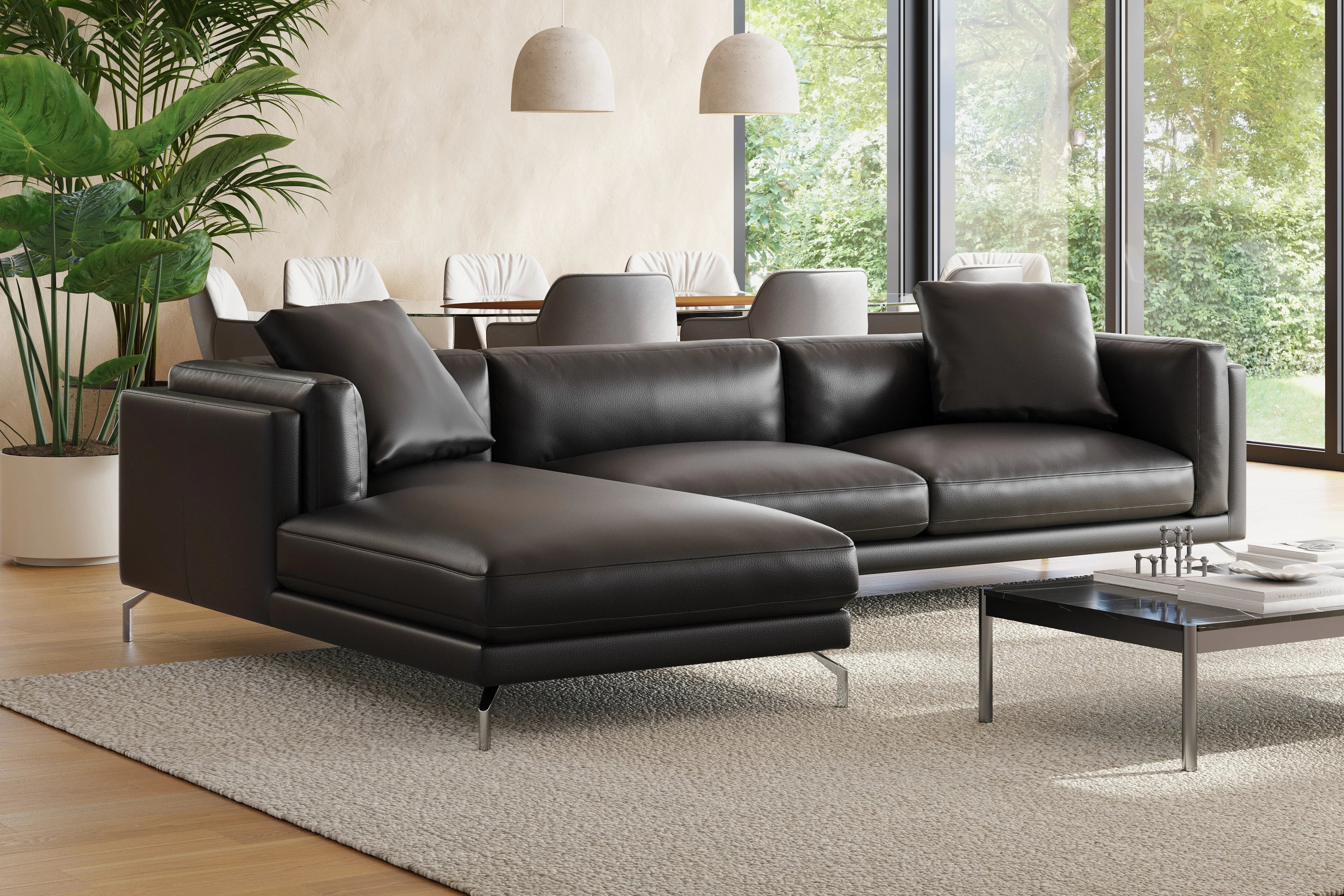 Zadar Leather Sectional Lounge - Image 4