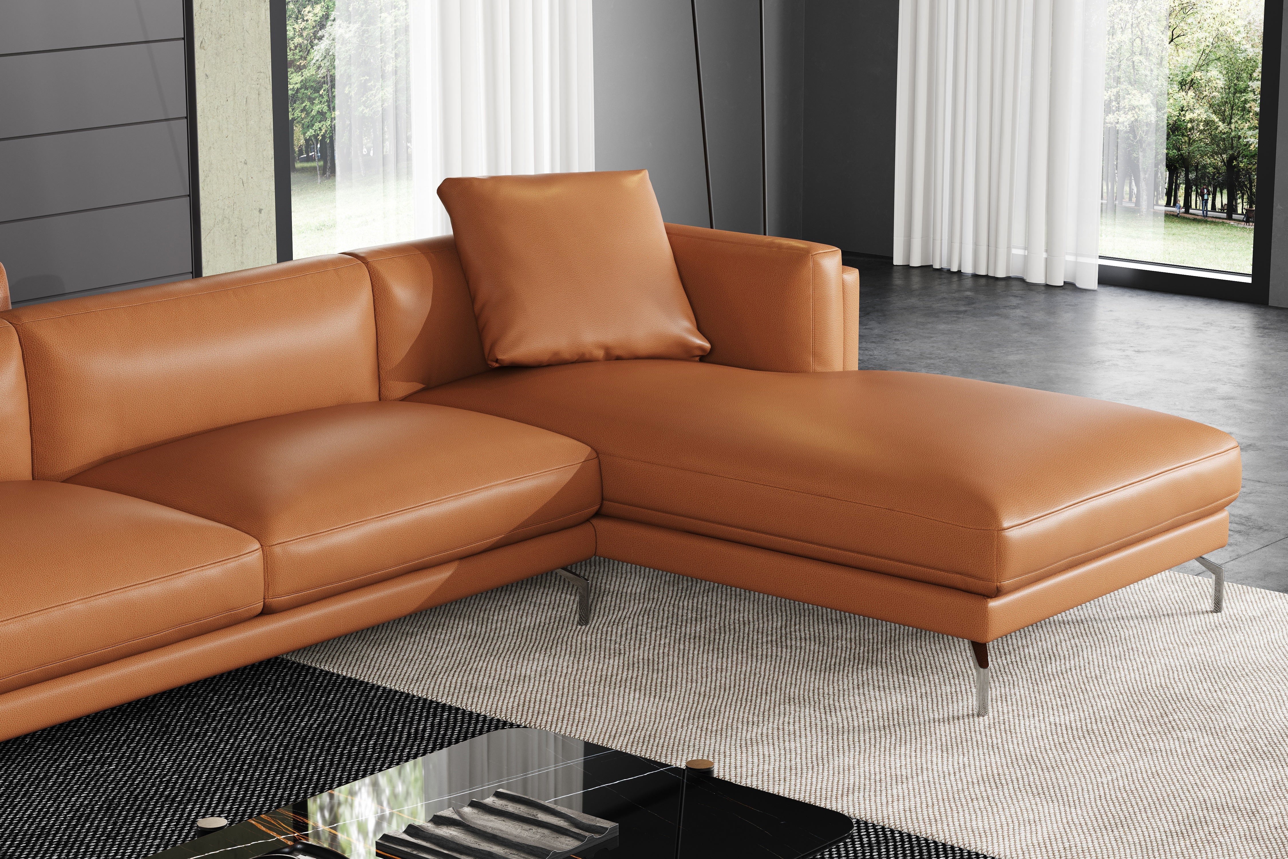 Zadar Leather Sectional Lounge - Image 57