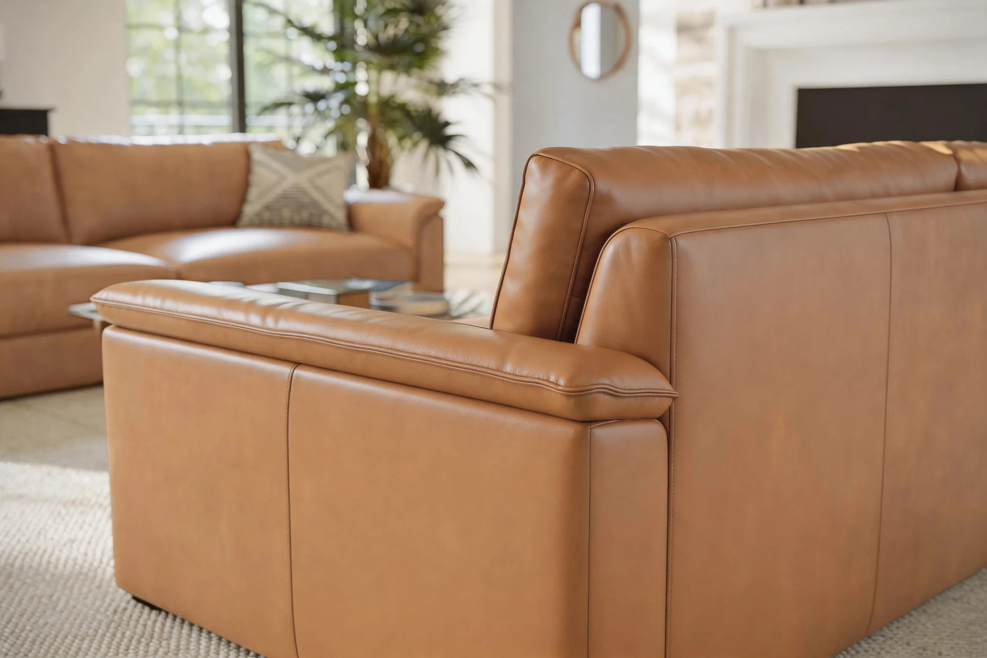 Zaira Leather Lounge - Image 10