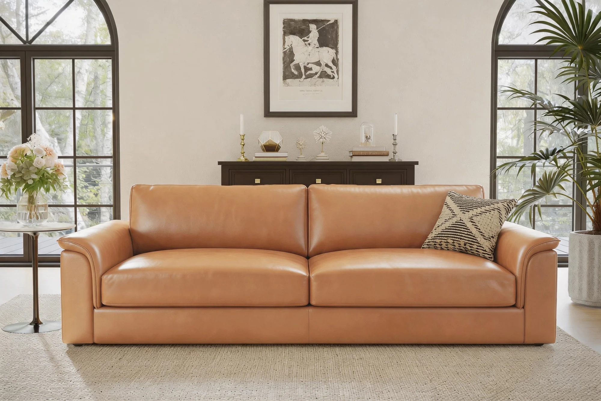 Zaira Leather Lounge - Image 4