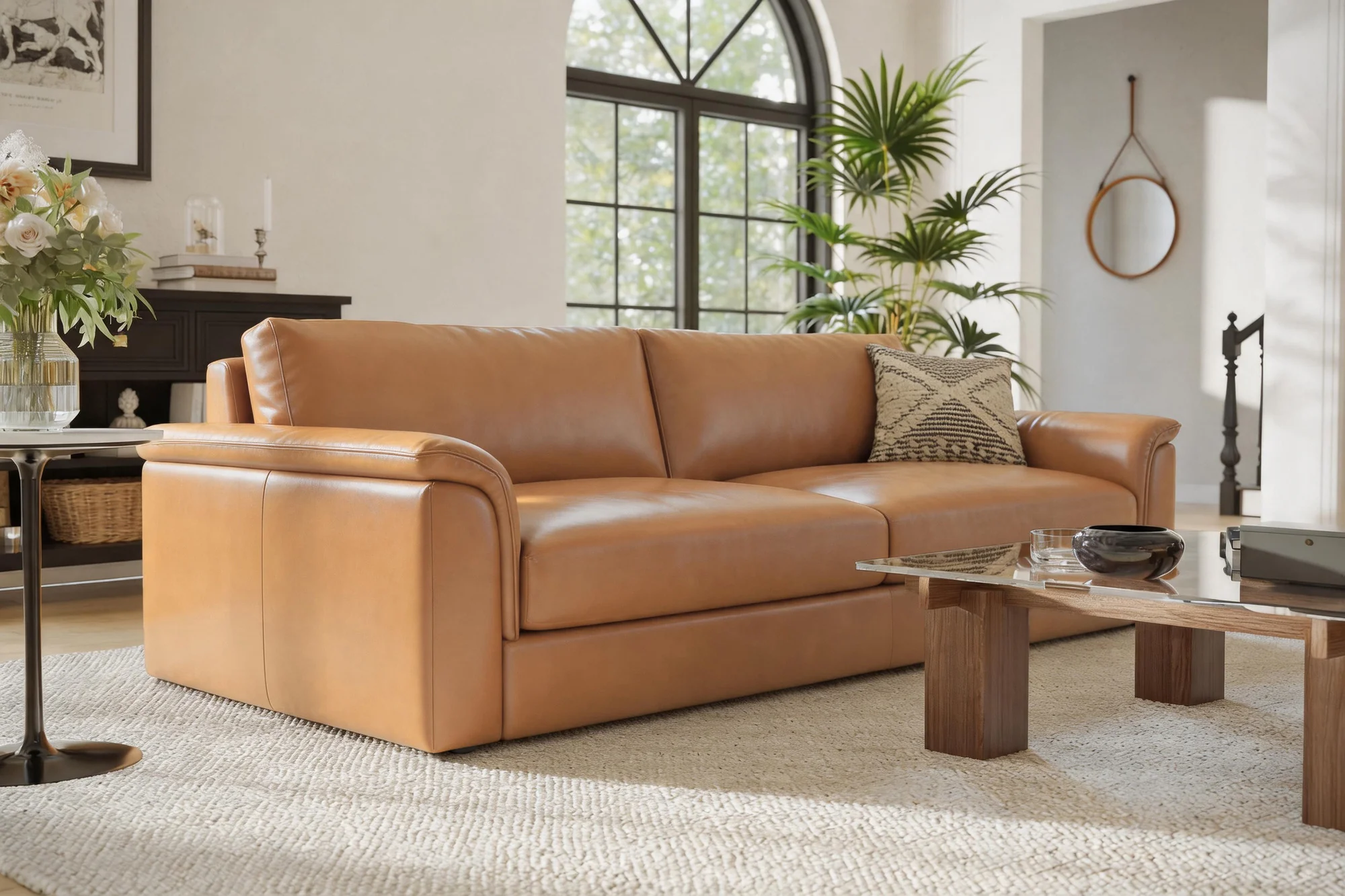 Zaira Leather Lounge - Image 6