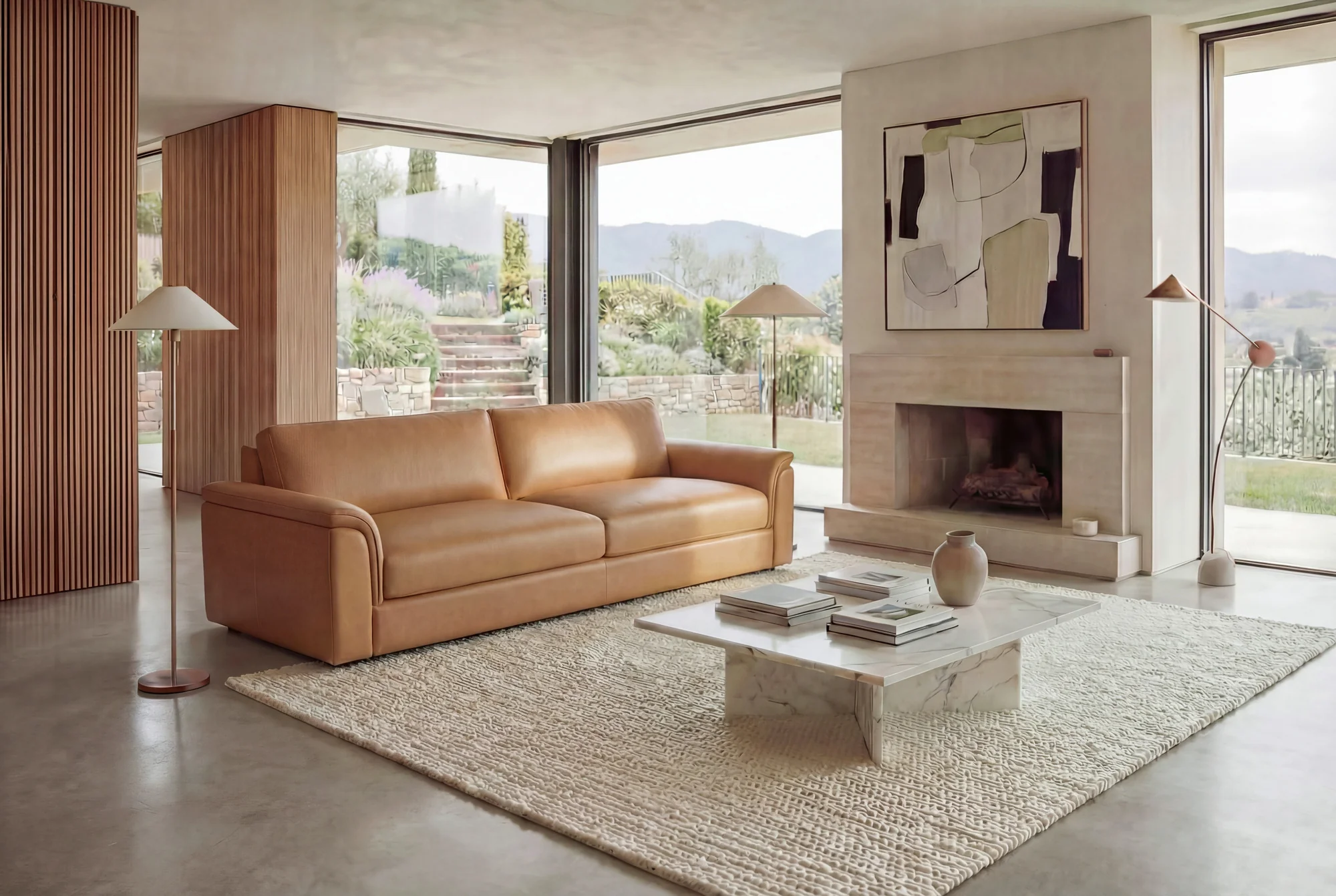 Zaira Leather Lounge - Image 7