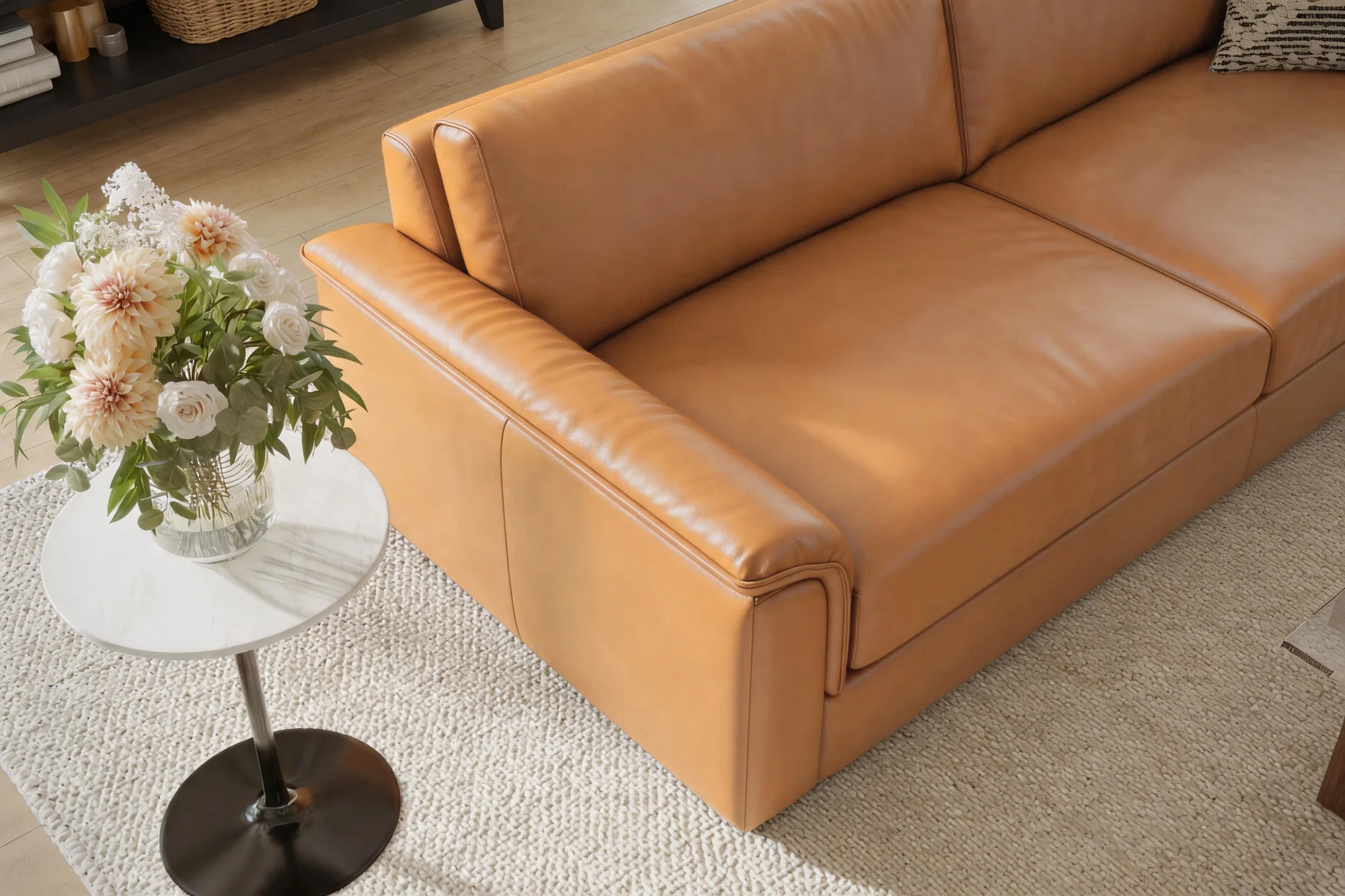 Zaira Leather Lounge - Image 8
