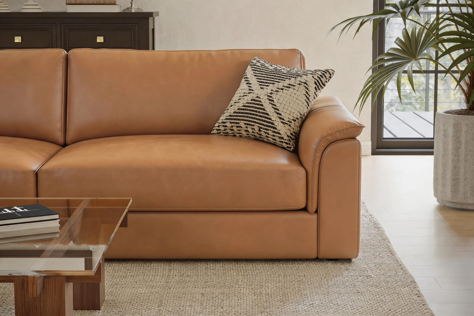 Zaira Leather Lounge - Image 9
