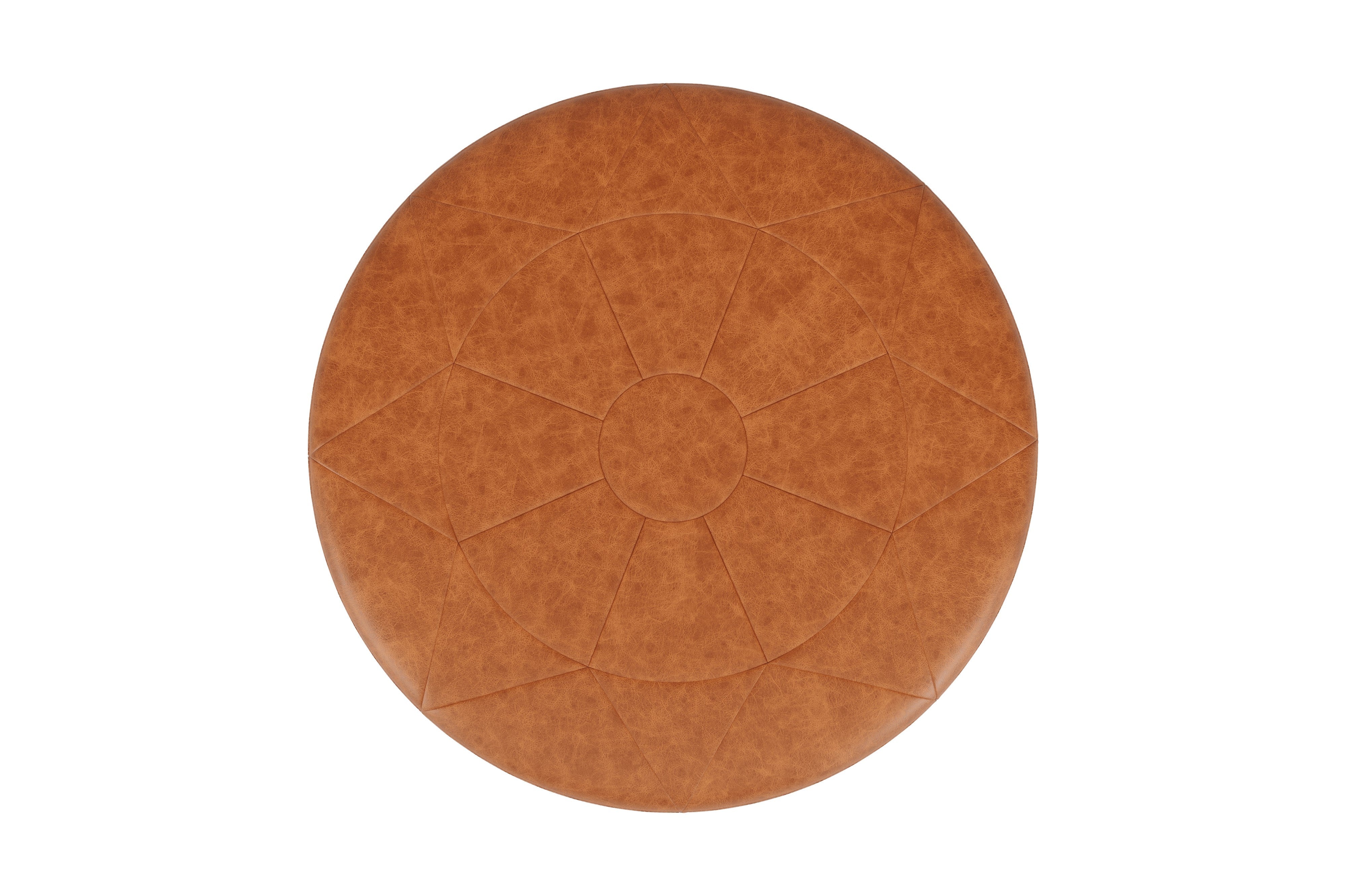 Zoe Leather Ottoman - Image 8
